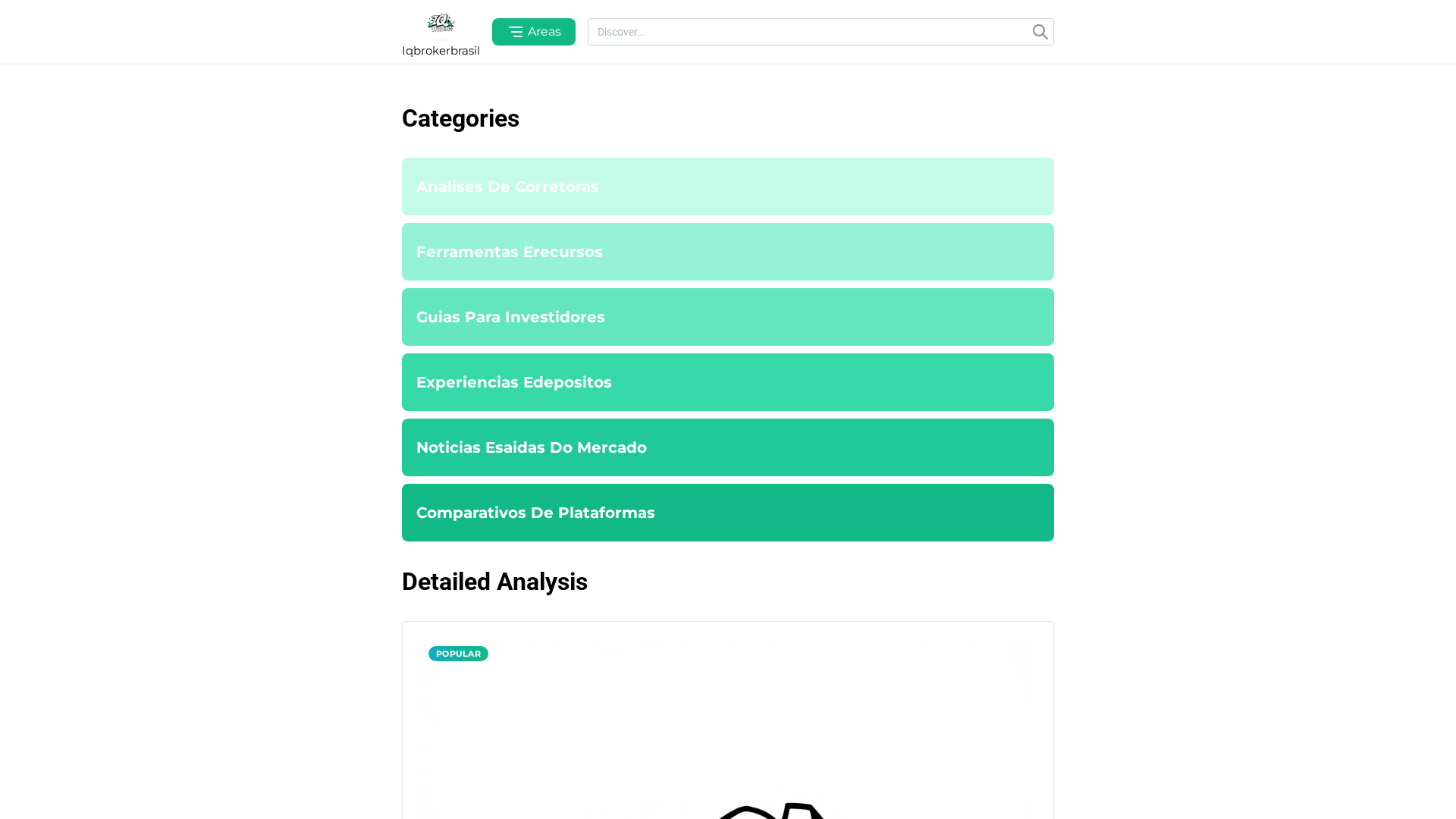 Screenshot of iqbrokerbrasil.com