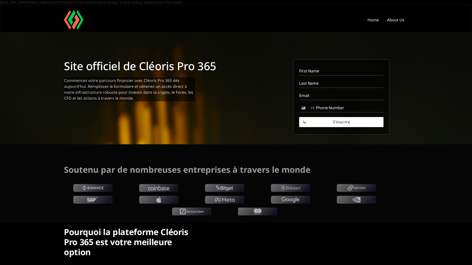 Screenshot of cleorispro-365.com