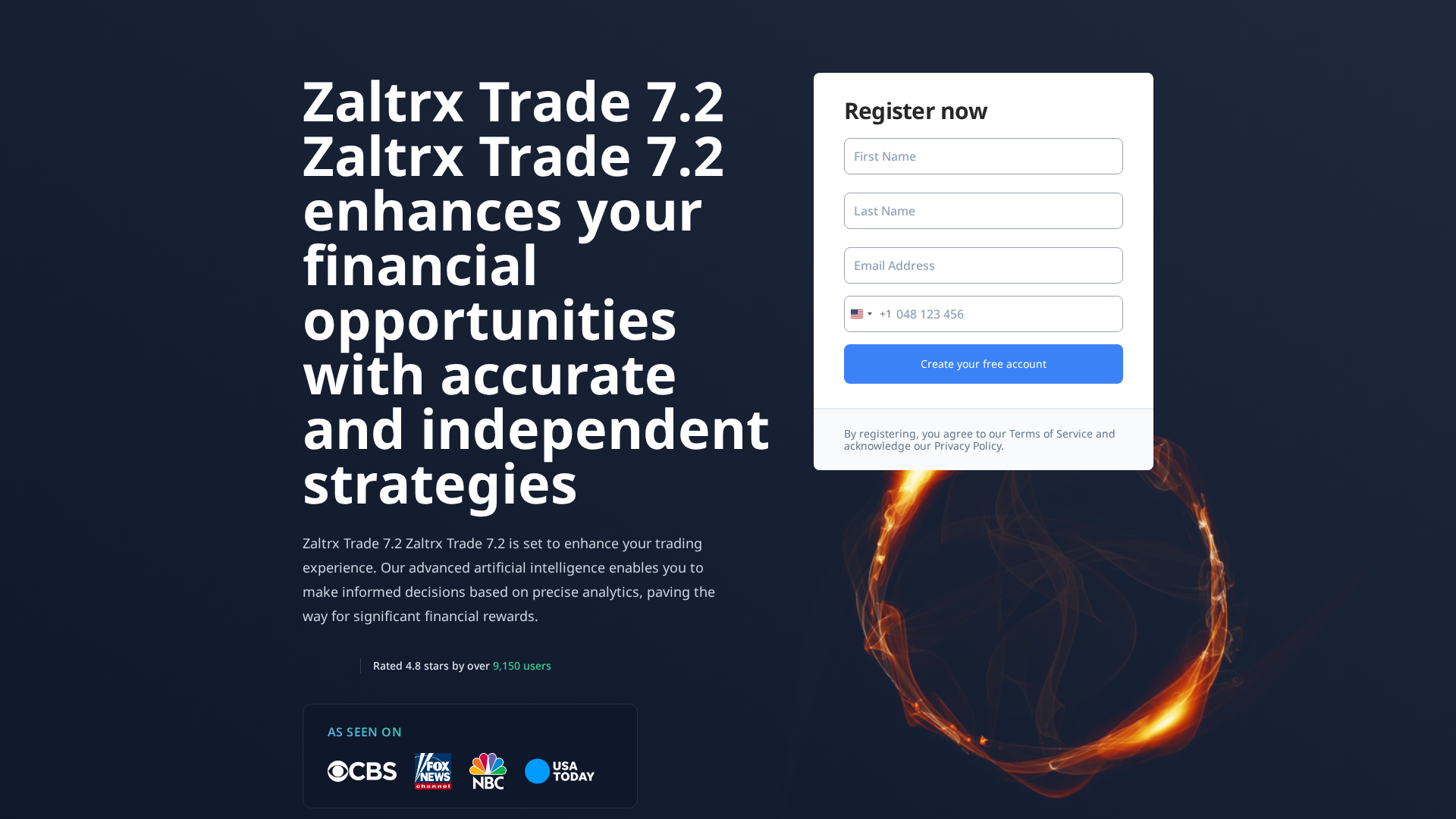 Screenshot of zaltrxtrade-72.com