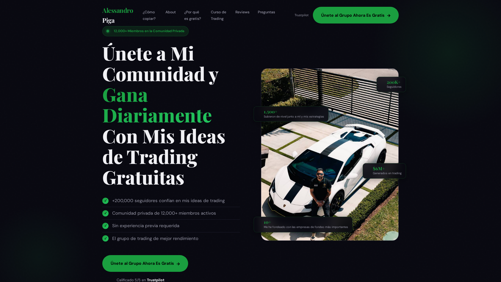 Screenshot of alessandropiga.ai