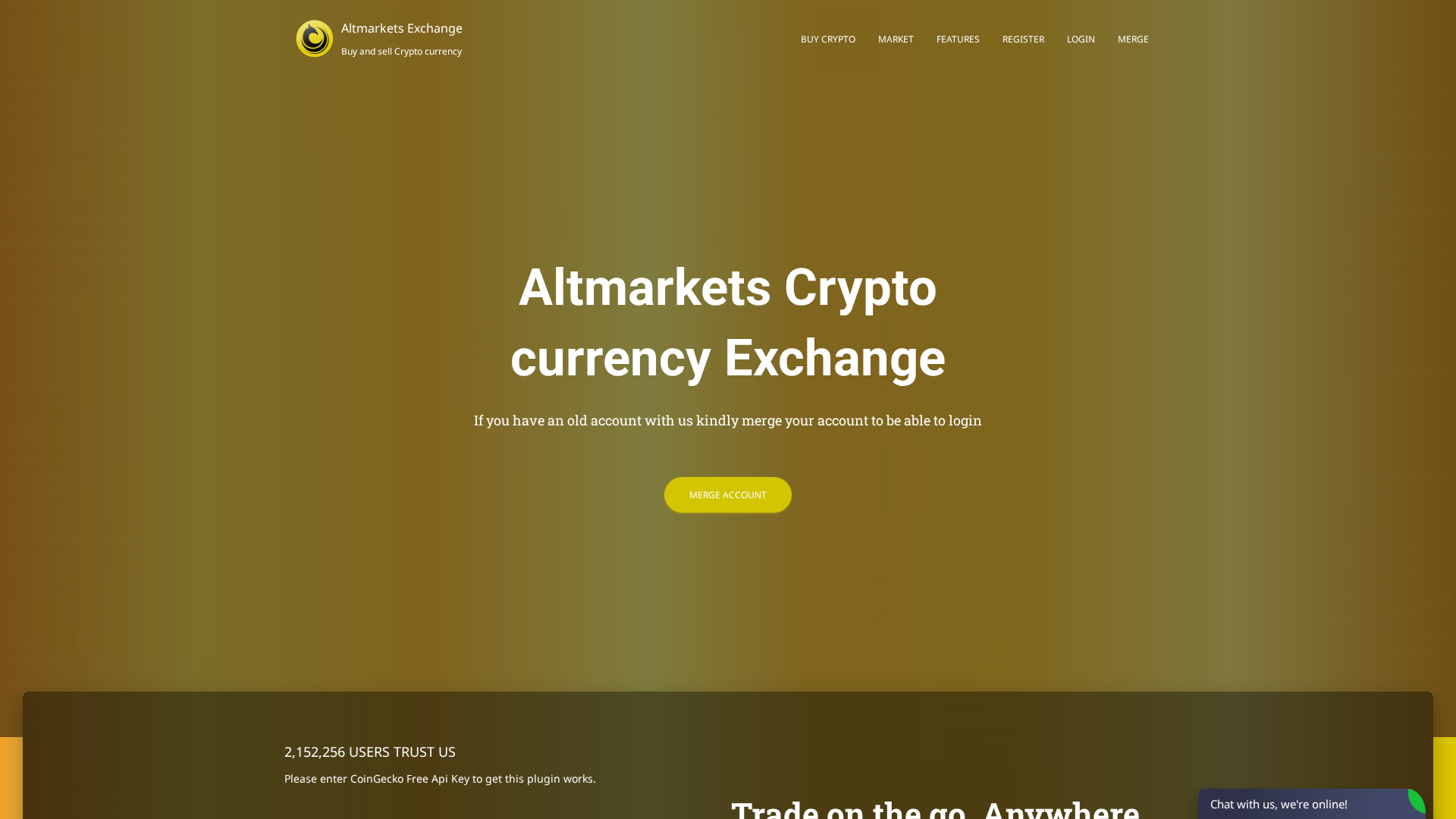 Screenshot of altmarkets.ltd