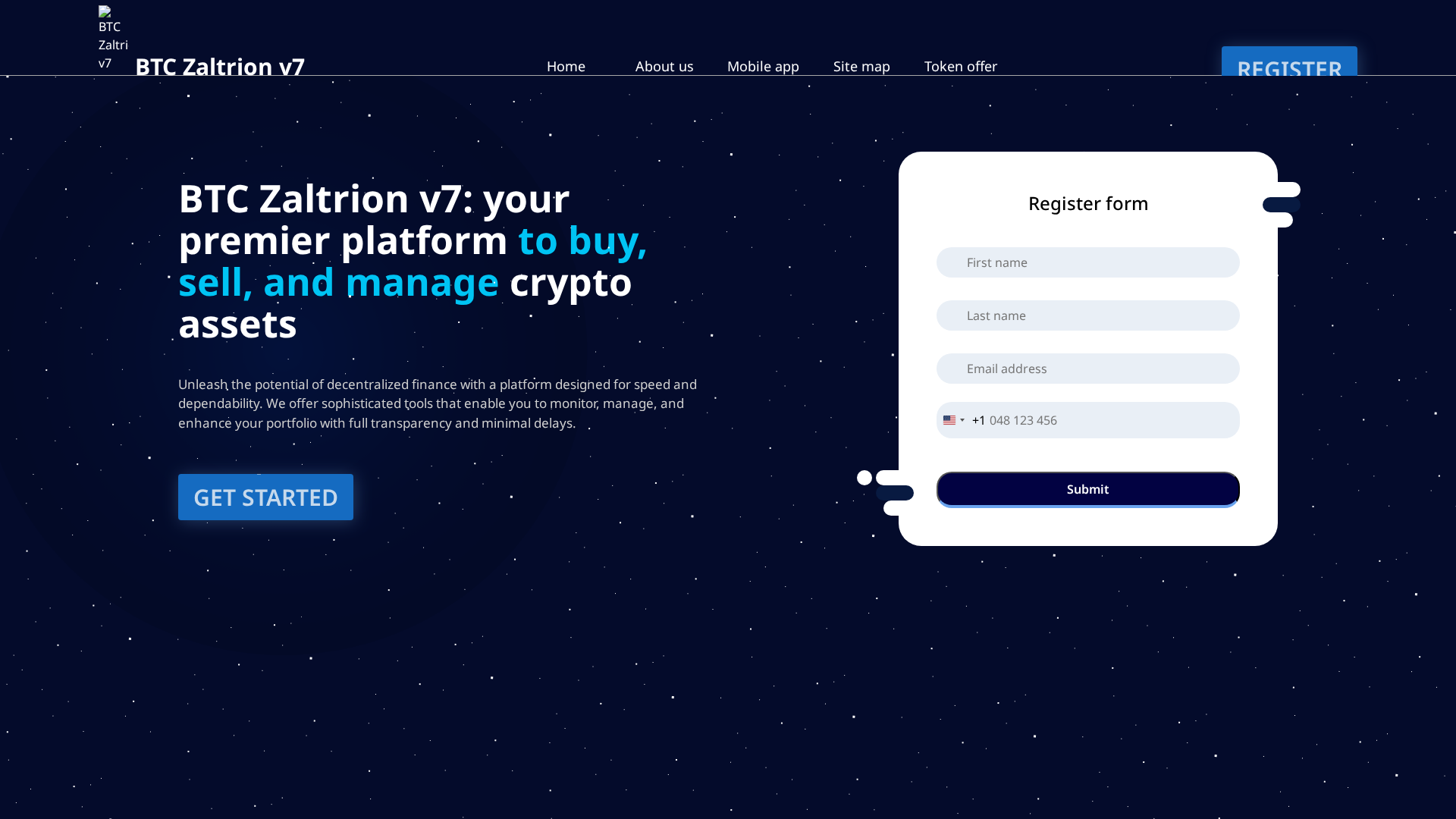 Screenshot of btc-zaltrionv7.com