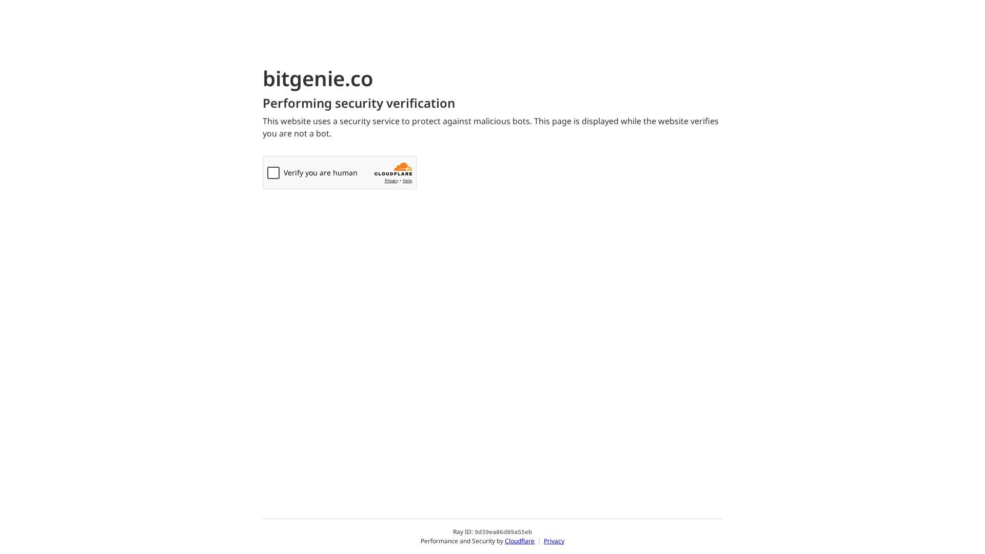 Screenshot of bitgenie.co