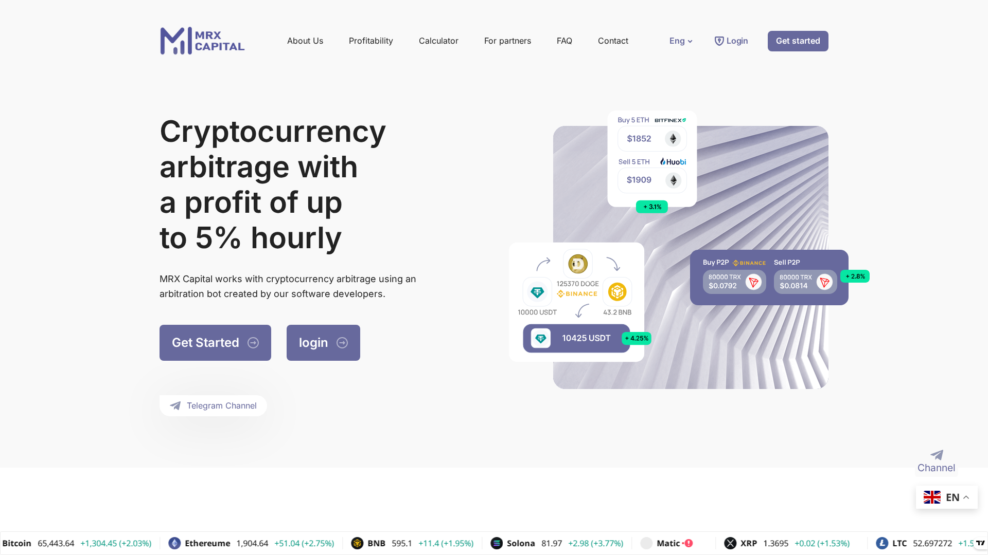 Screenshot of mrxcapital.io