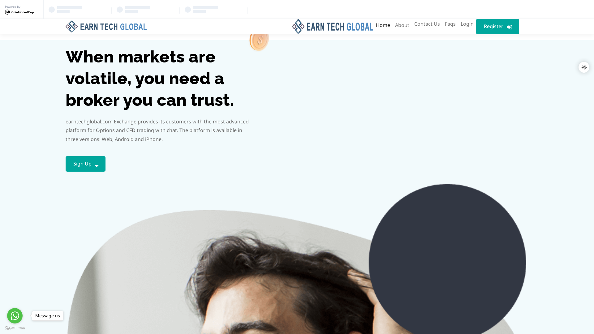Screenshot of earntechglobals.com