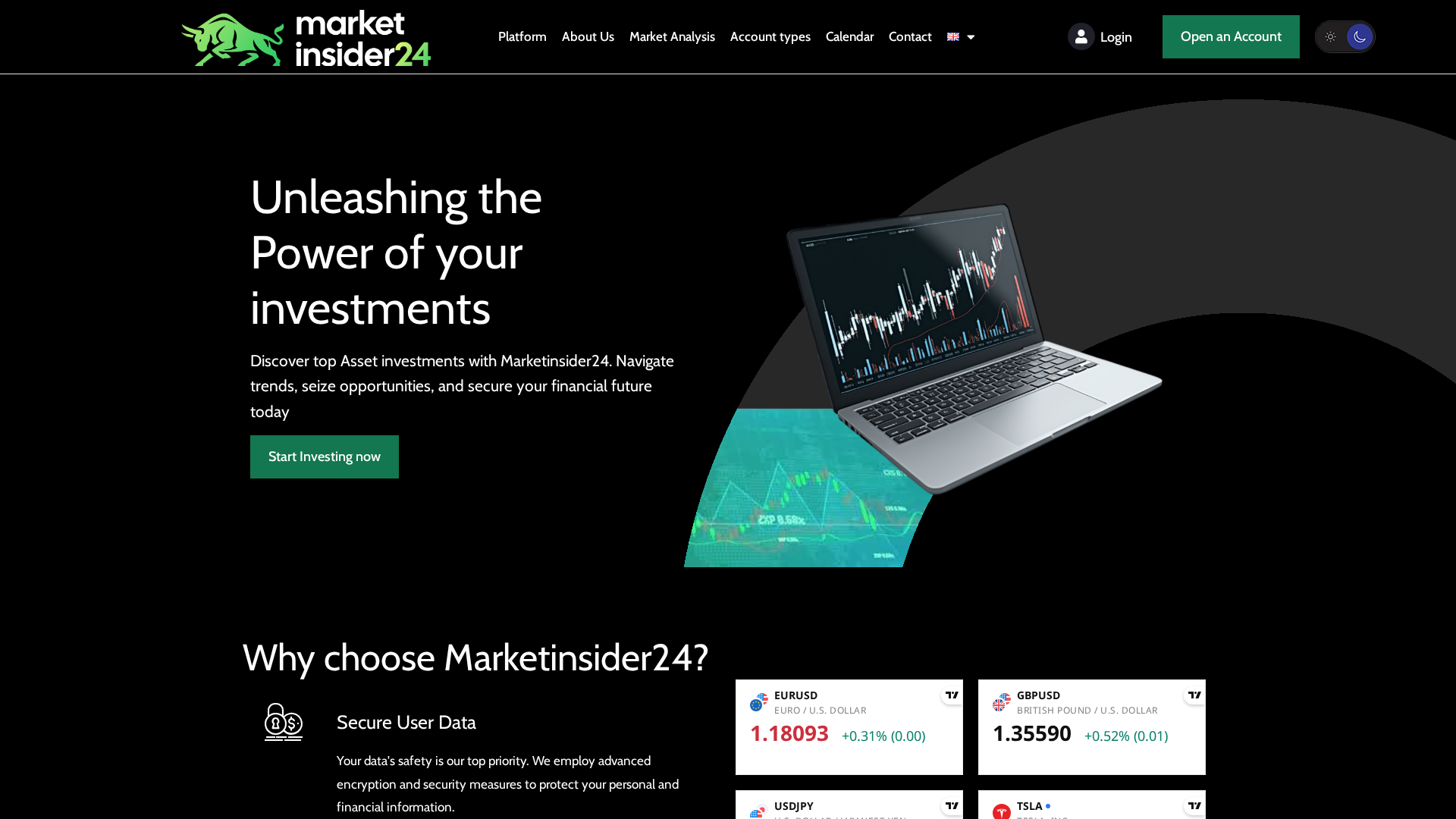 Screenshot of marketinsider24.com