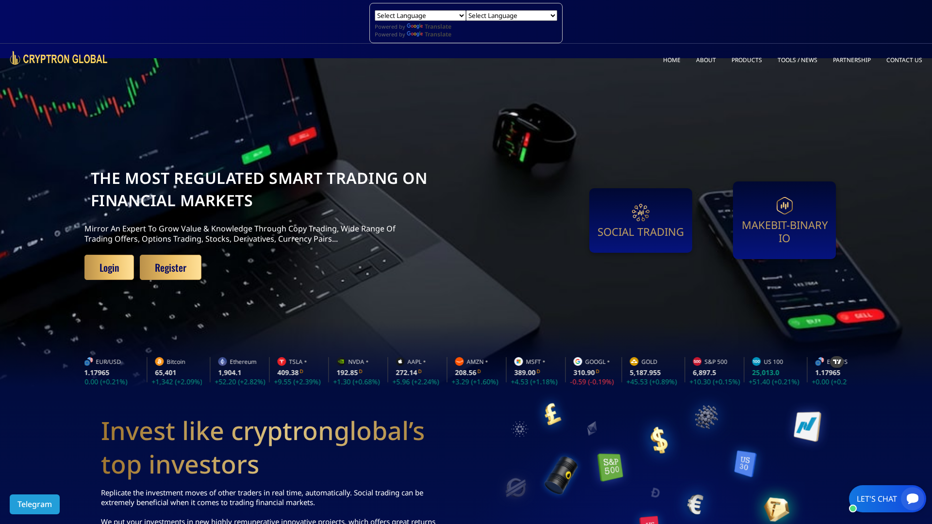 Screenshot of cryptronglobal.com
