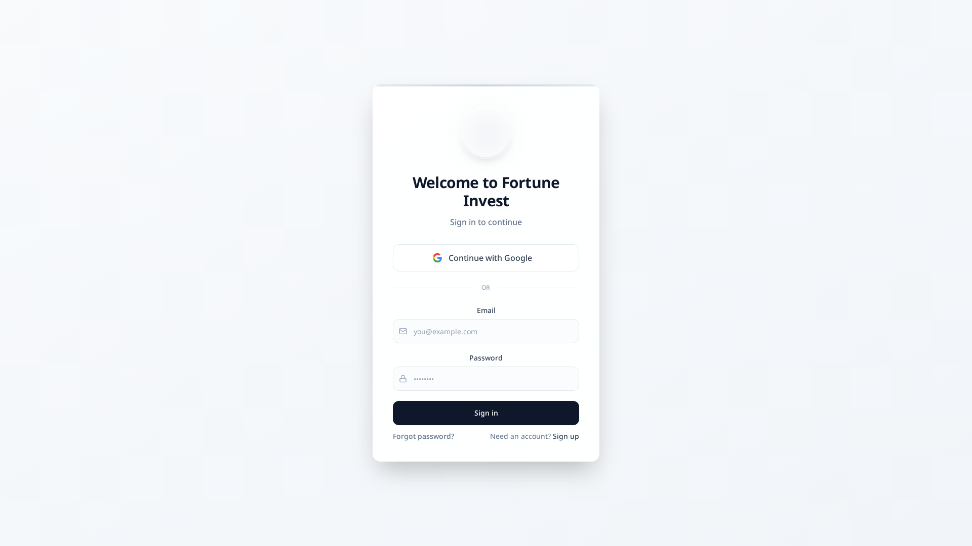 Screenshot of fortuneinvest.org