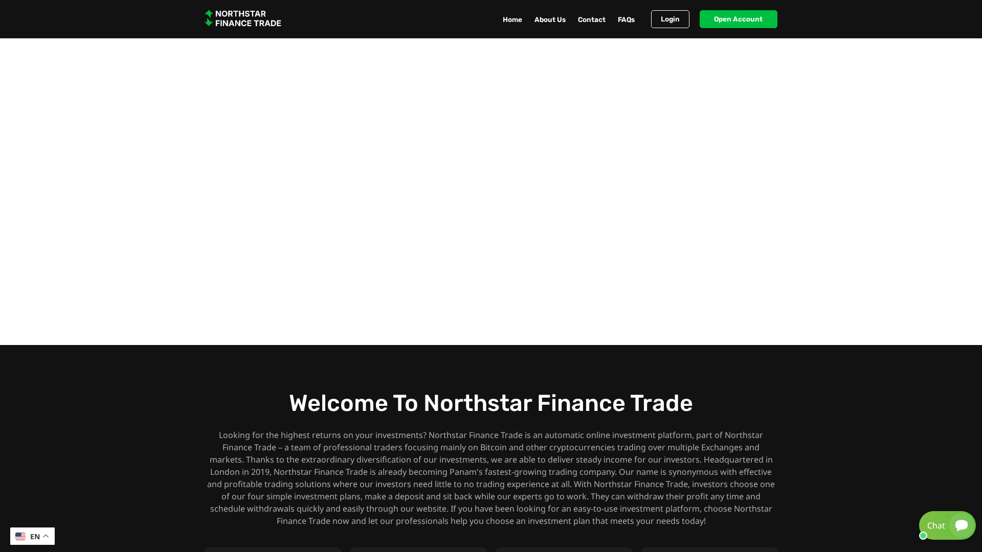 Screenshot of northstarfinancetrade.com