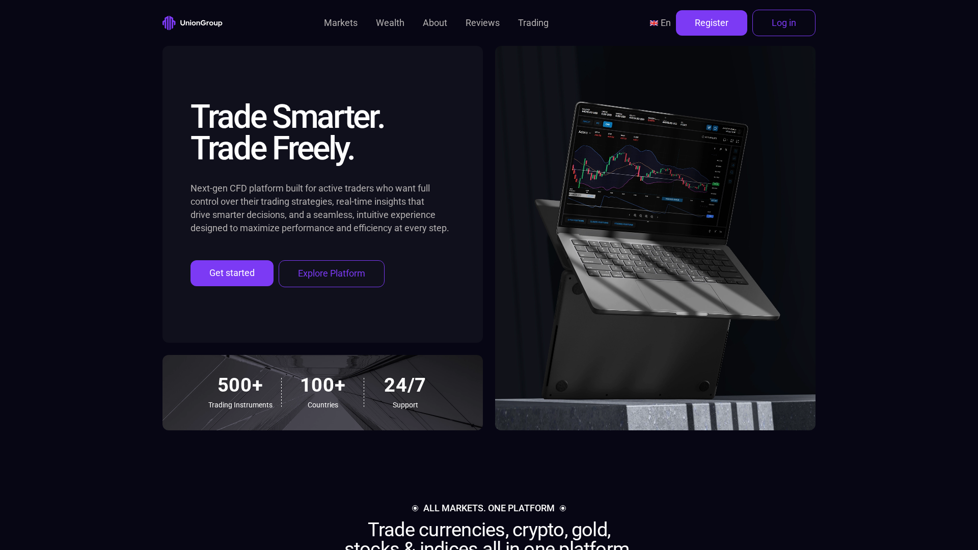 Screenshot of union-group.pro