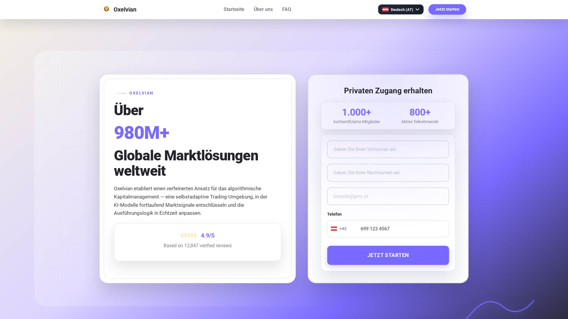 Screenshot of oxelvian.at