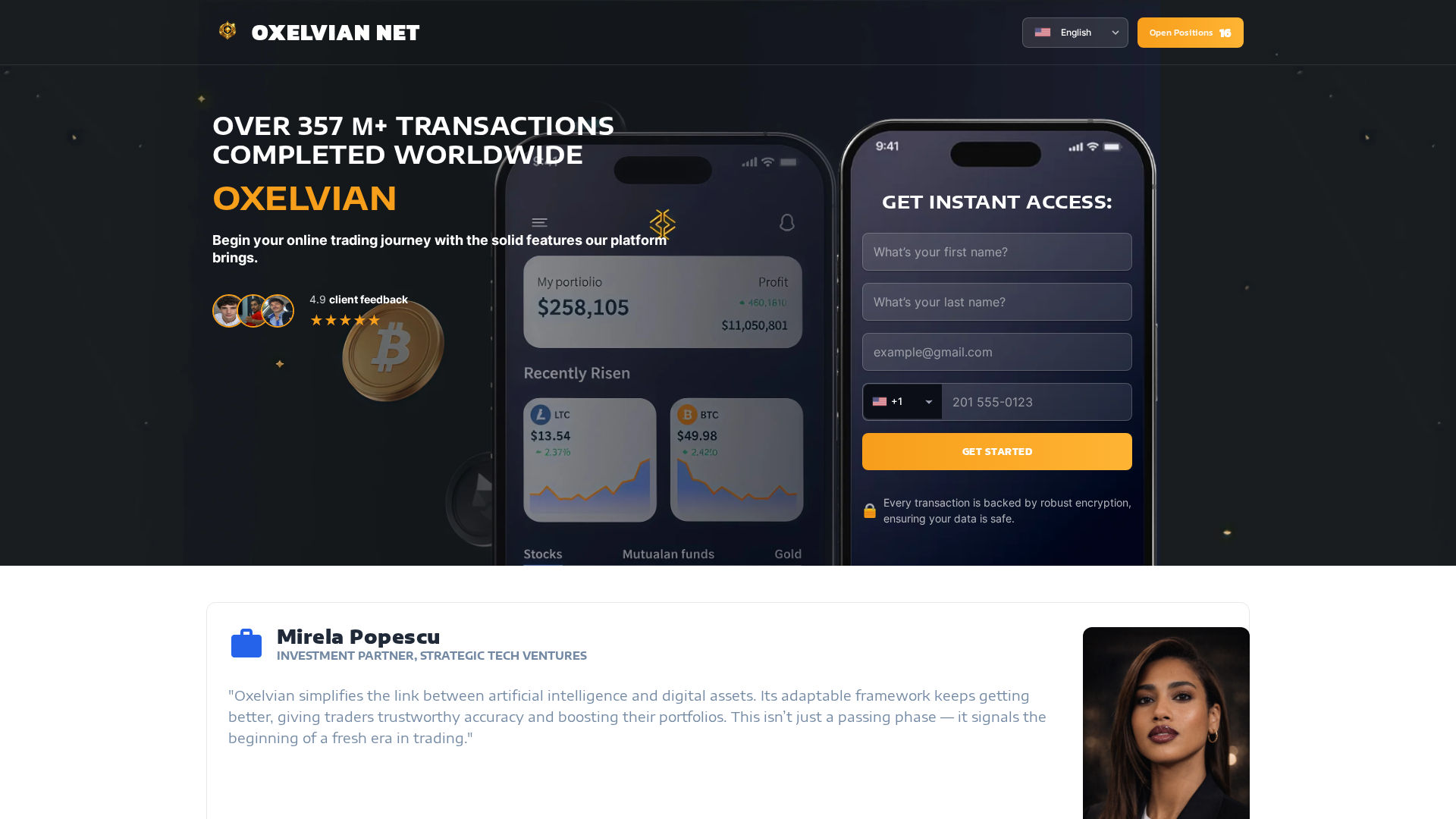 Screenshot of oxelvian.net
