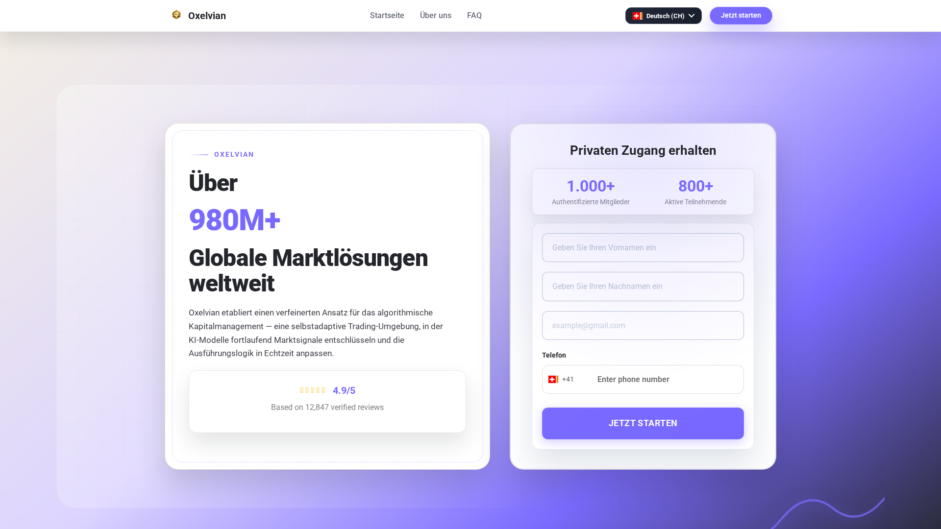 Screenshot of oxelvian.ch