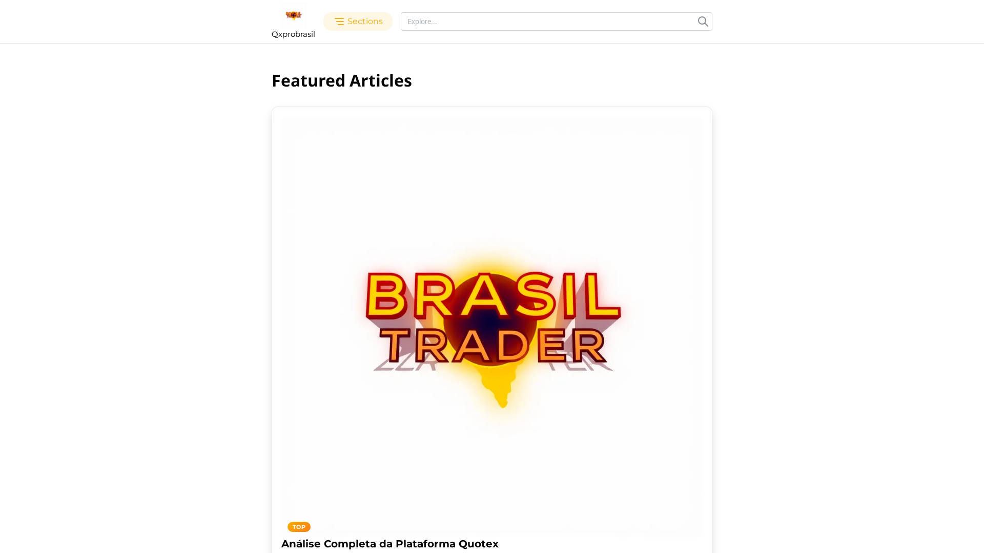 Screenshot of qxprobrasil.com