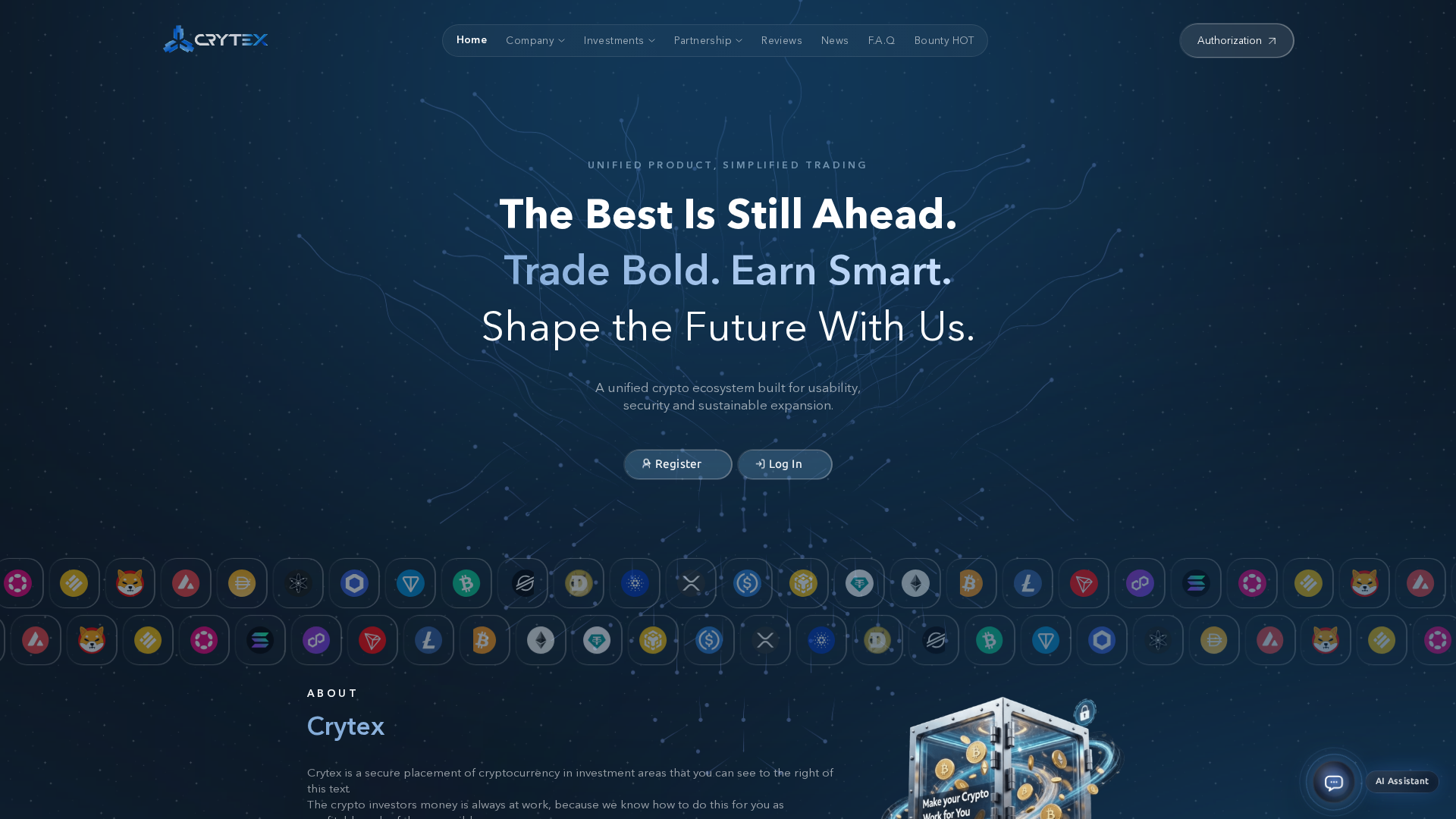 Screenshot of crytex.io