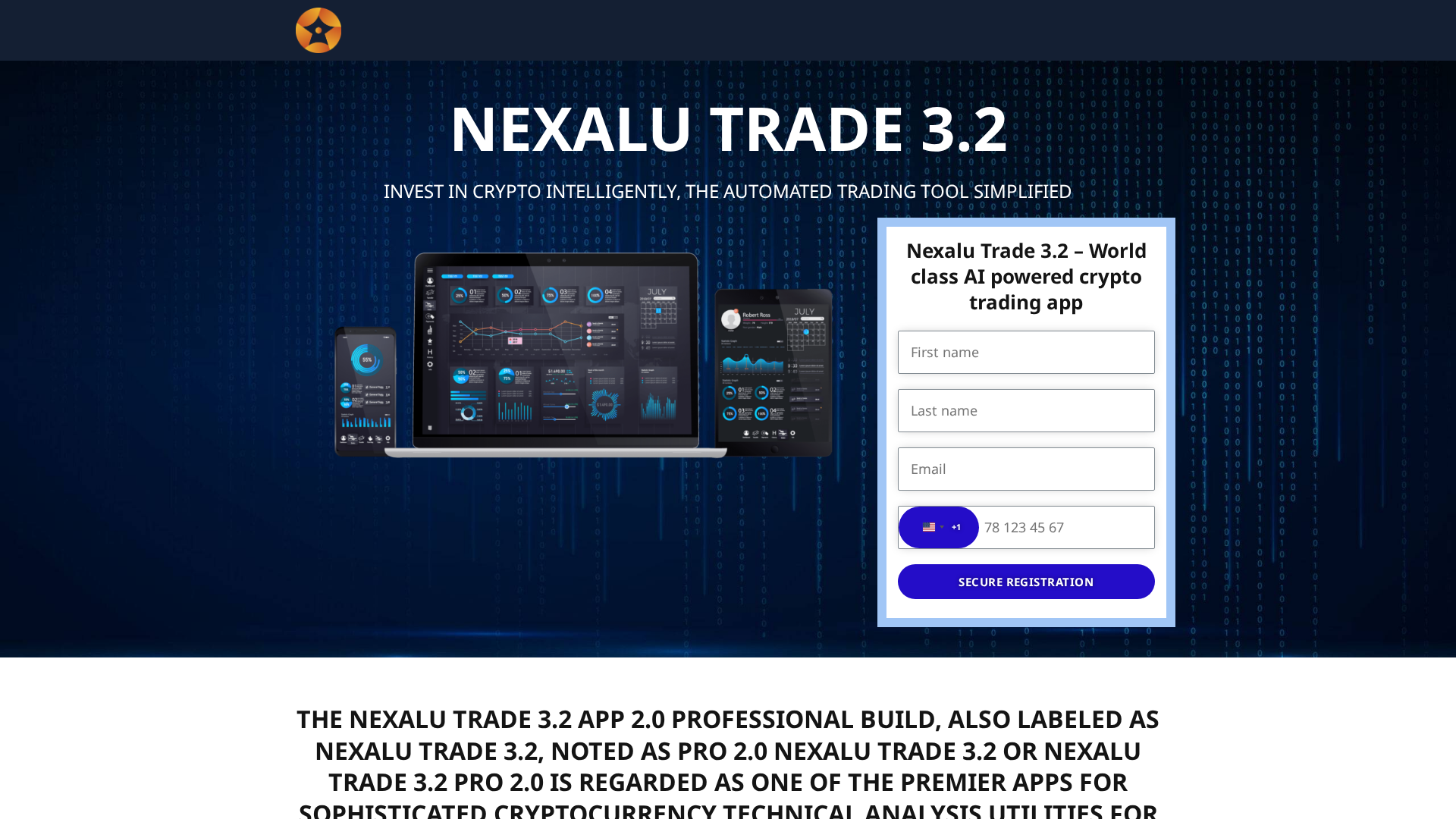 Screenshot of nexalutrade-32.com