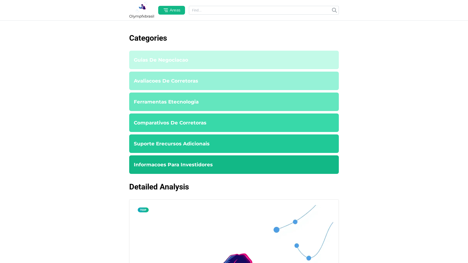 Screenshot of olympfxbrasil.com