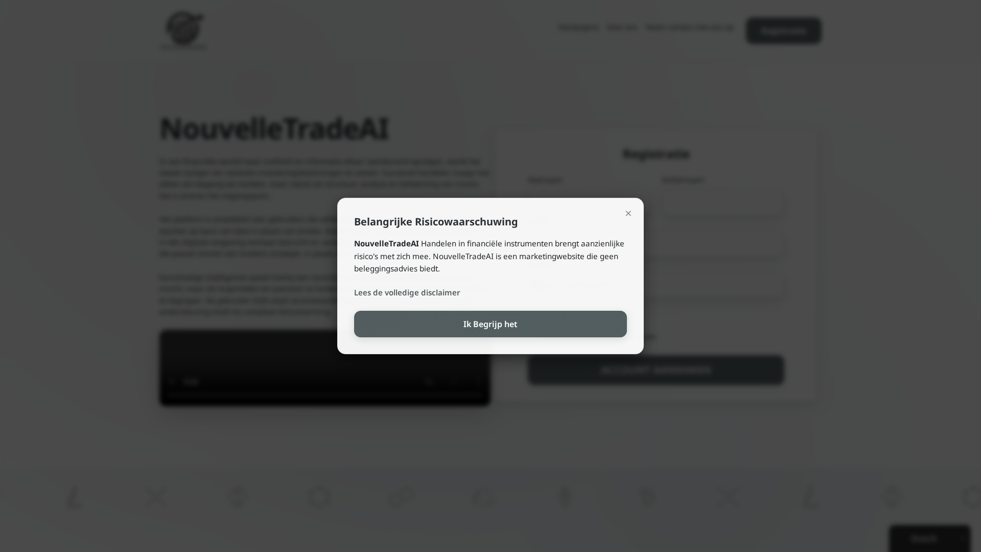 Screenshot of nouvelletradeai.org