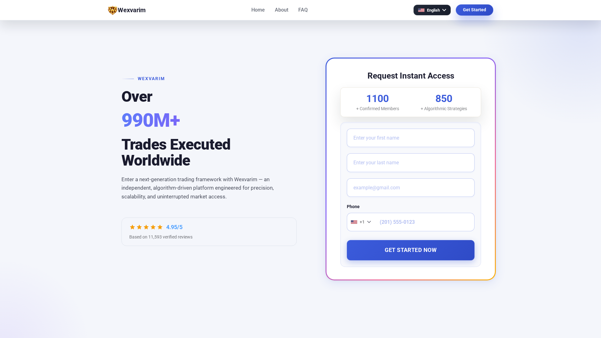 Screenshot of wexvarim.com