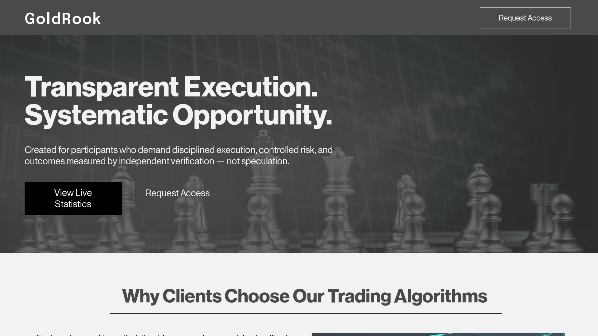 Screenshot of goldrookai.com