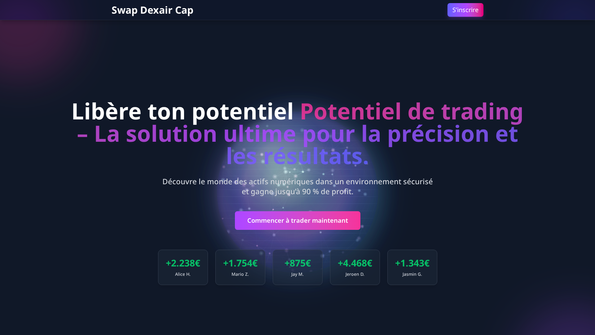 Screenshot of swap-dexair-cap.com