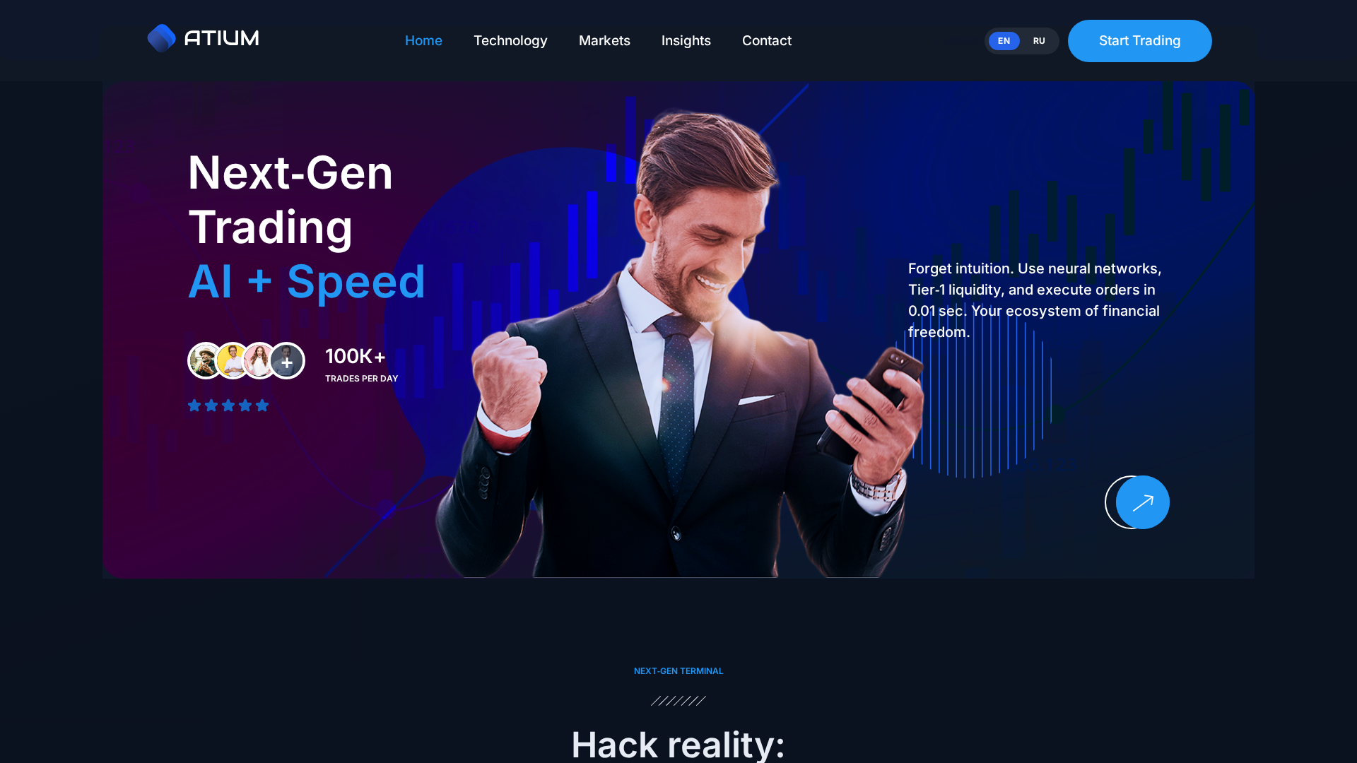 Screenshot of atium-group.net