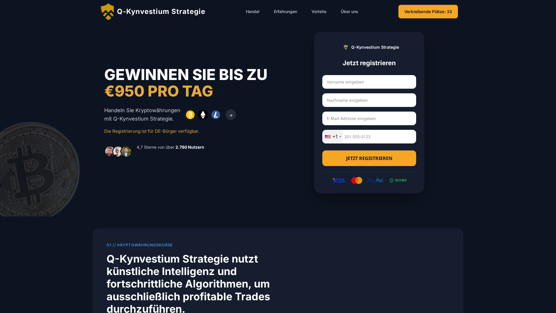 Screenshot of q-kynvestium.com