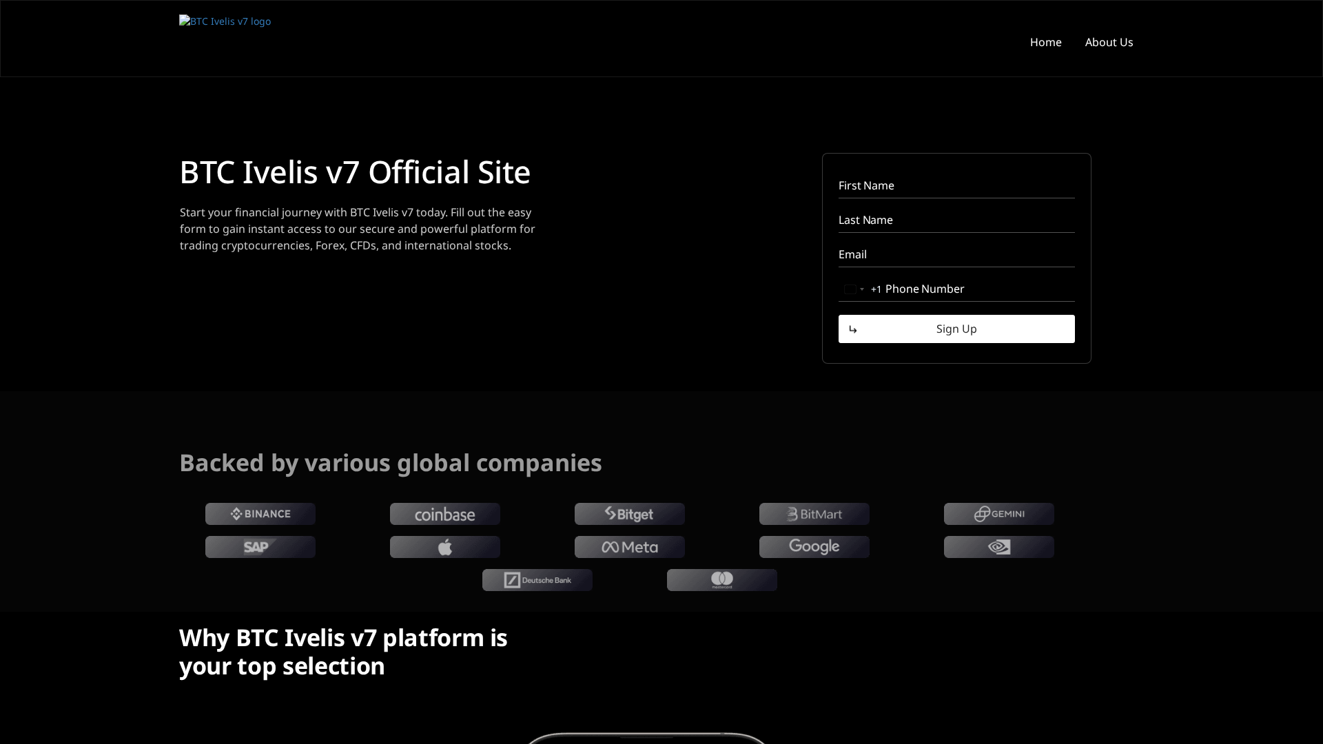 Screenshot of btcivelisv7.com