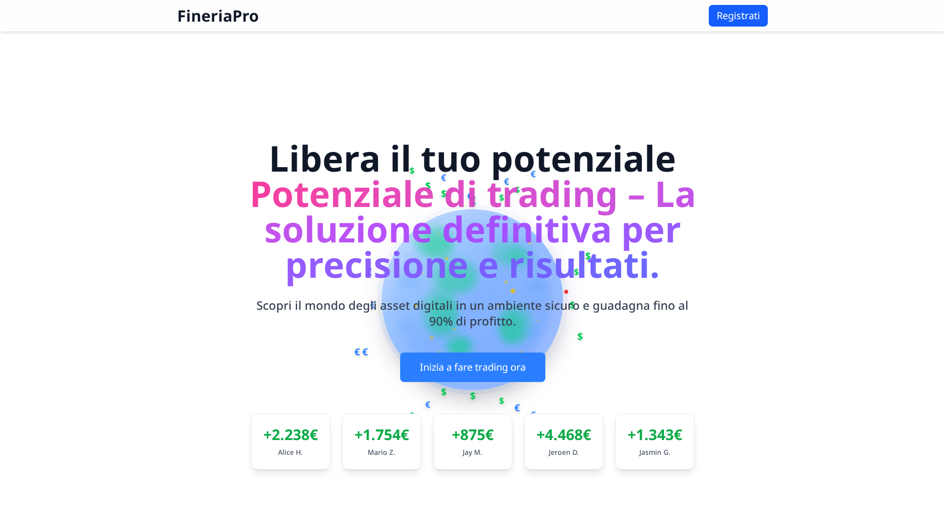 Screenshot of fineria-pro.net