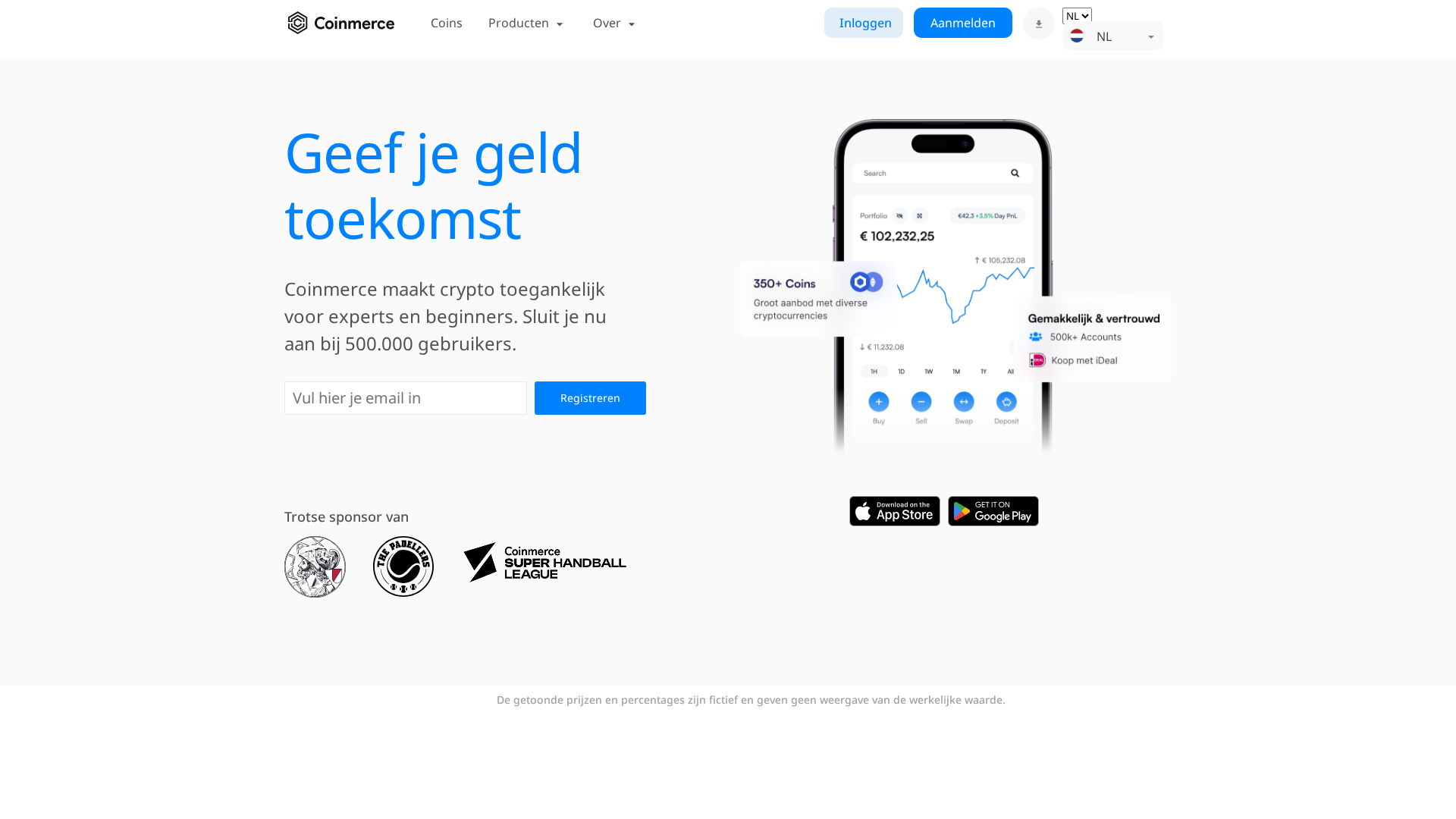 Screenshot of coinmerce.online
