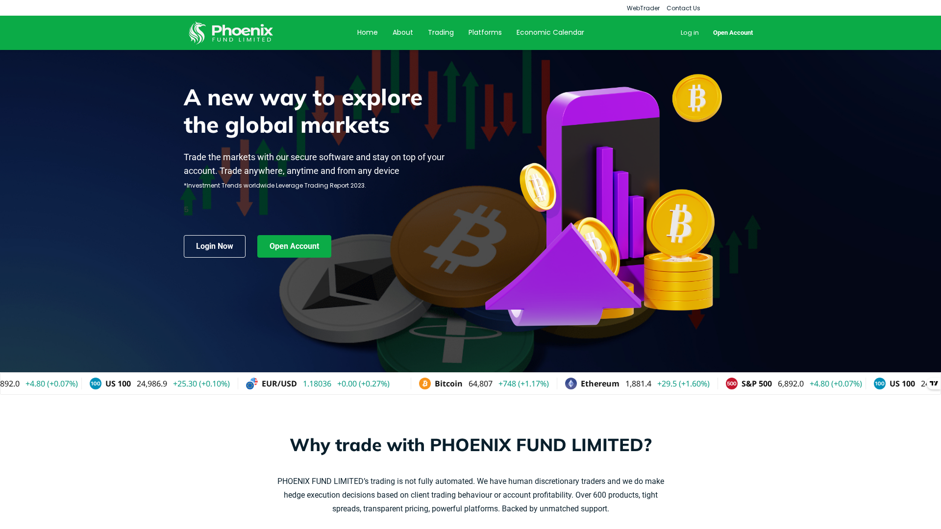 Screenshot of phxflimited.com