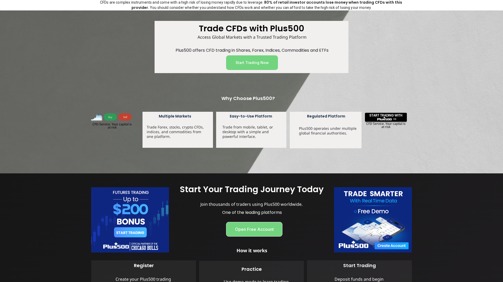 Screenshot of plustradehub.com