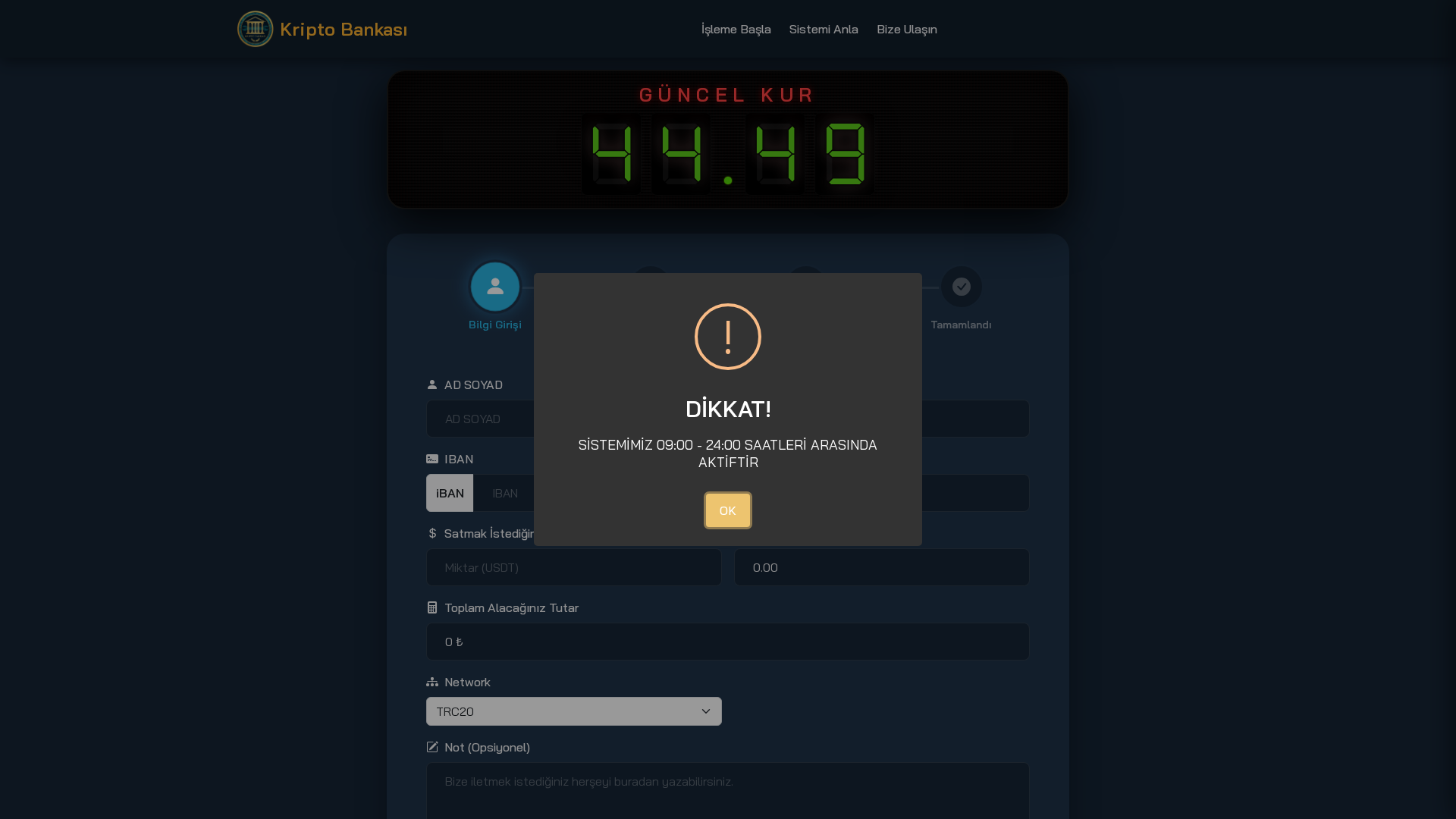 Screenshot of kriptobankasi.com