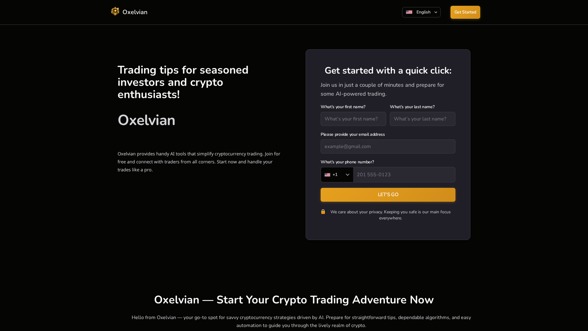 Screenshot of oxelvian.tech