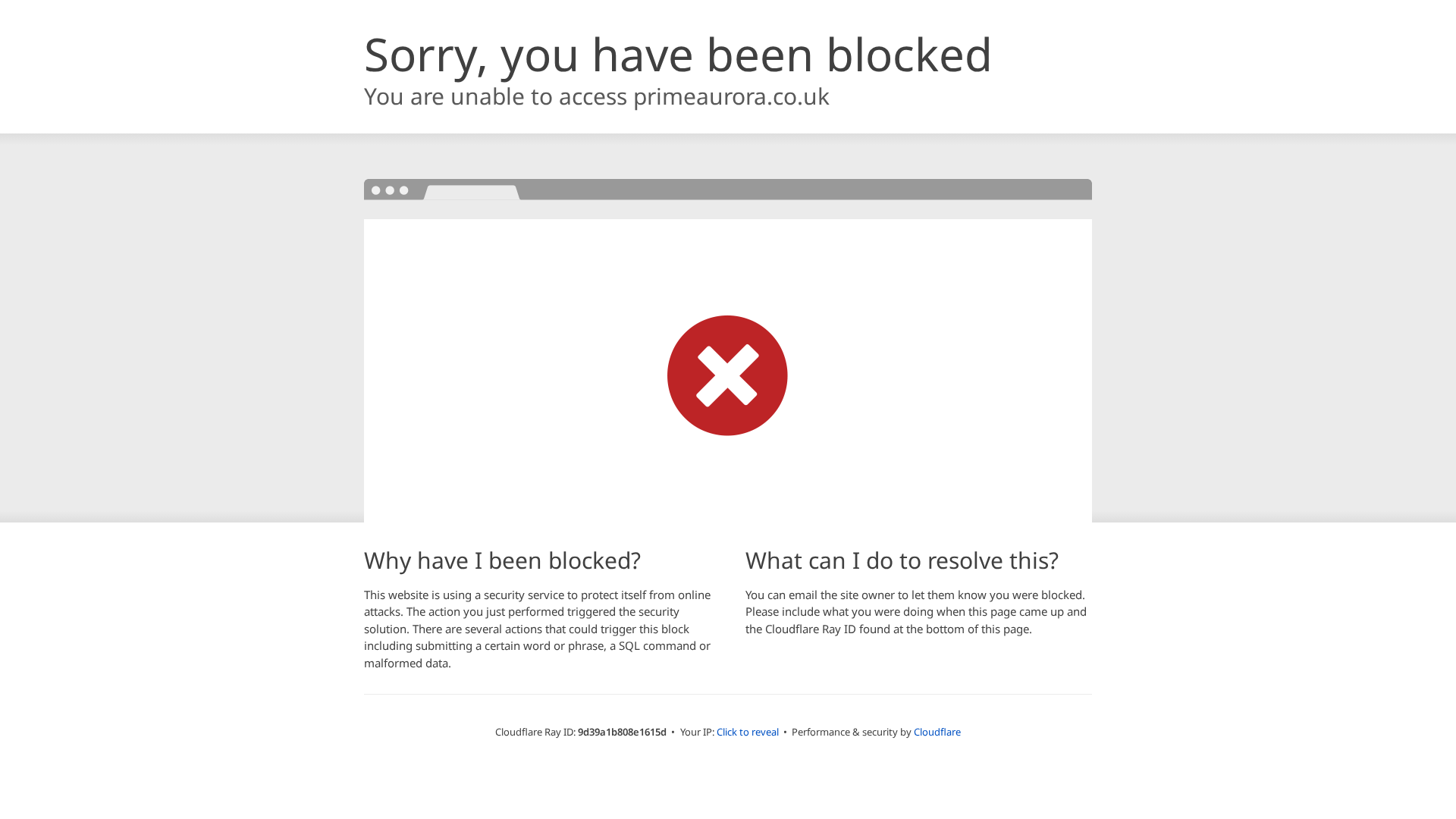 Screenshot of primeaurora.co.uk