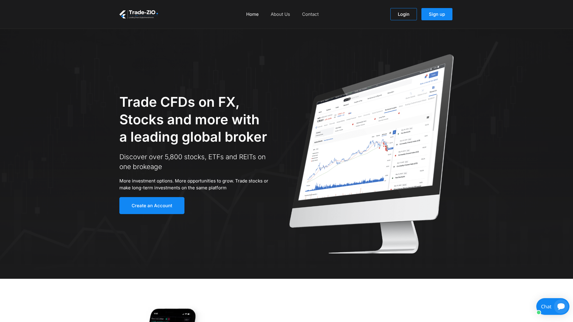 Screenshot of tradeziocapitals.com
