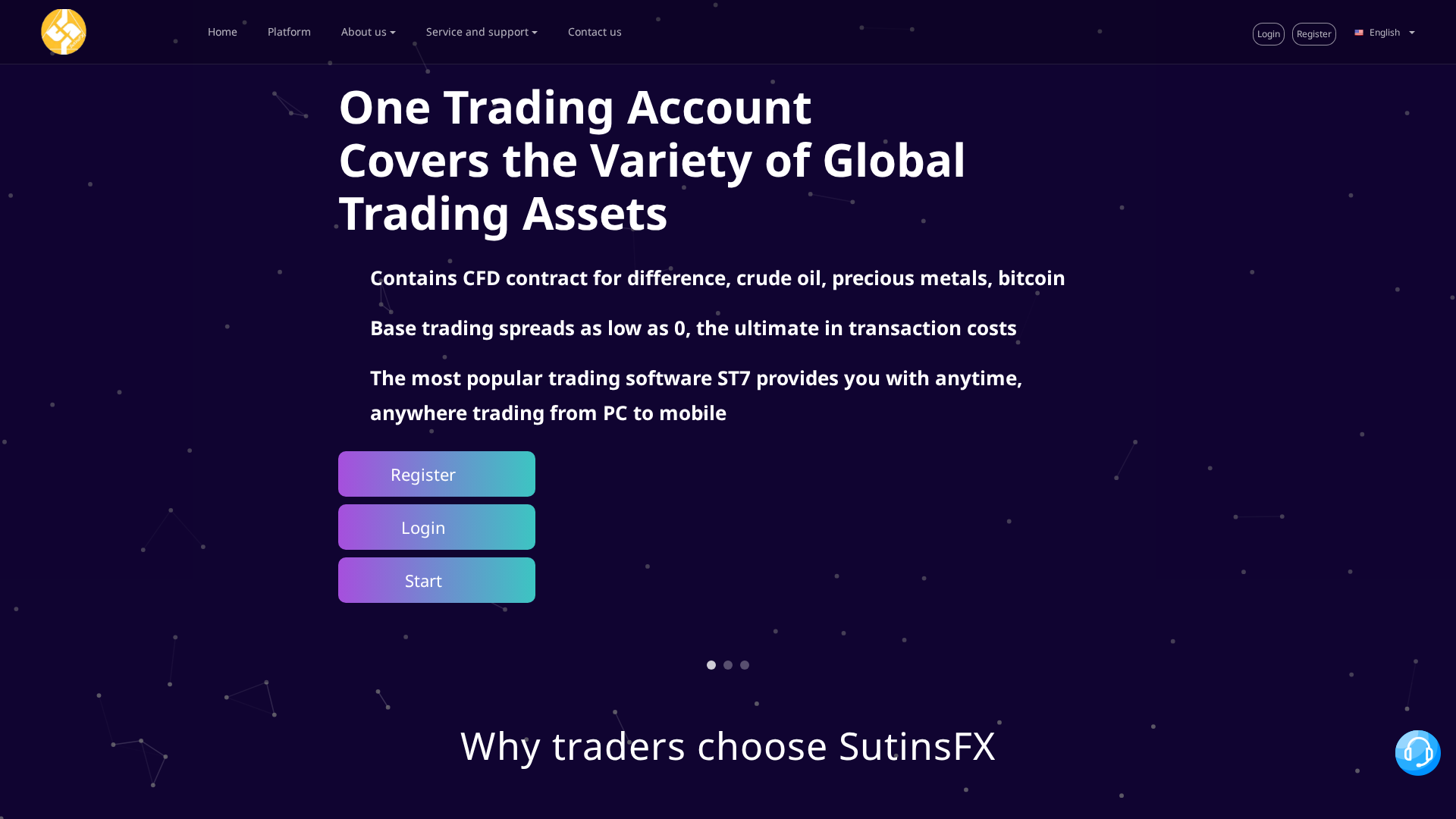 Screenshot of sutinsfx.com