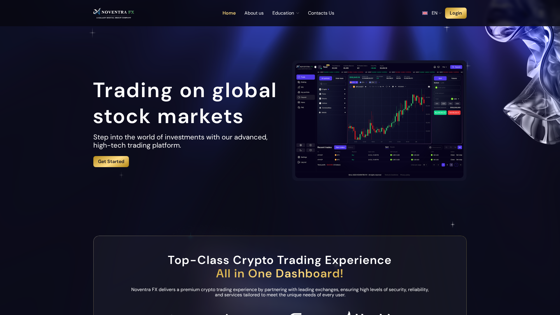 Screenshot of noventrafx.com