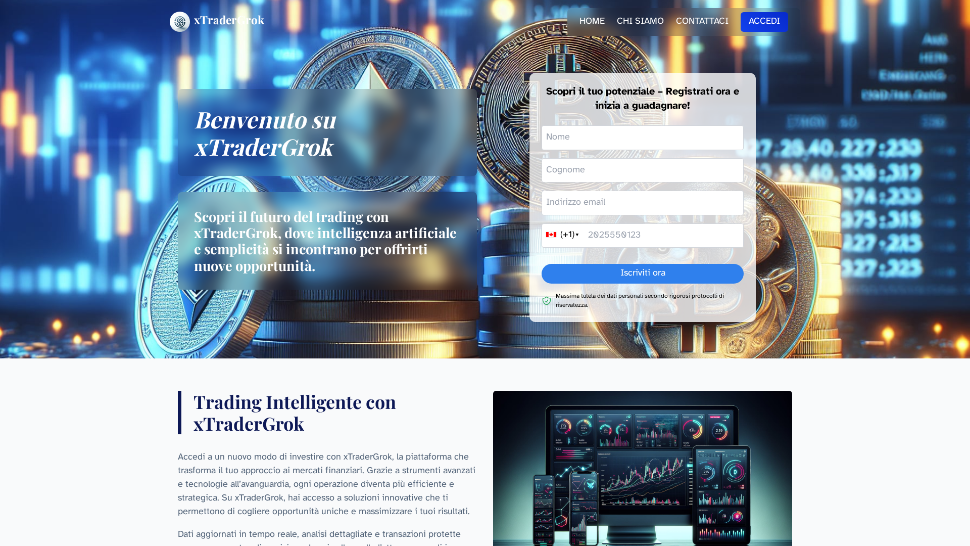 Screenshot of xtradergrok-it.com