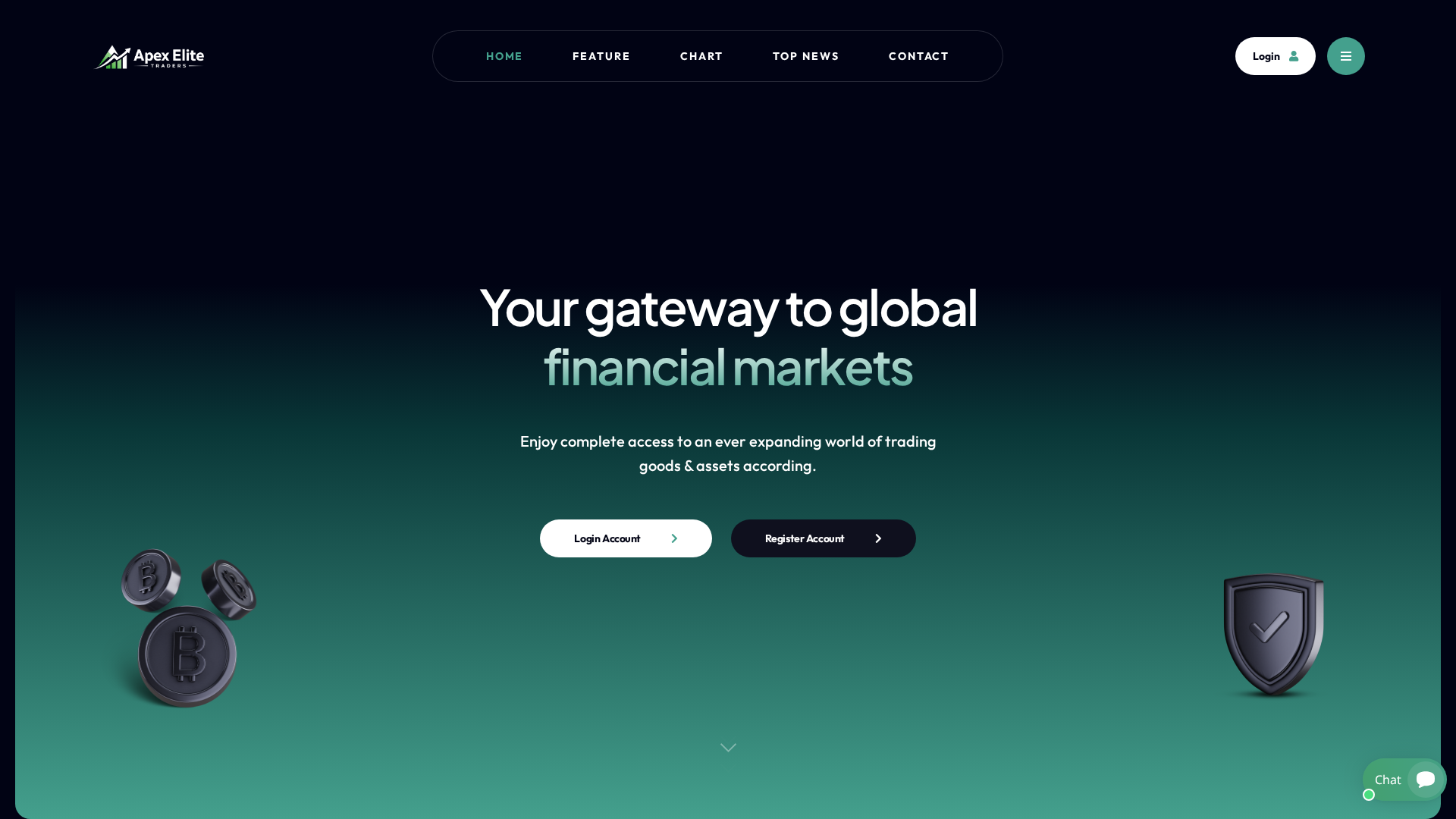 Screenshot of apexelitetraders.com