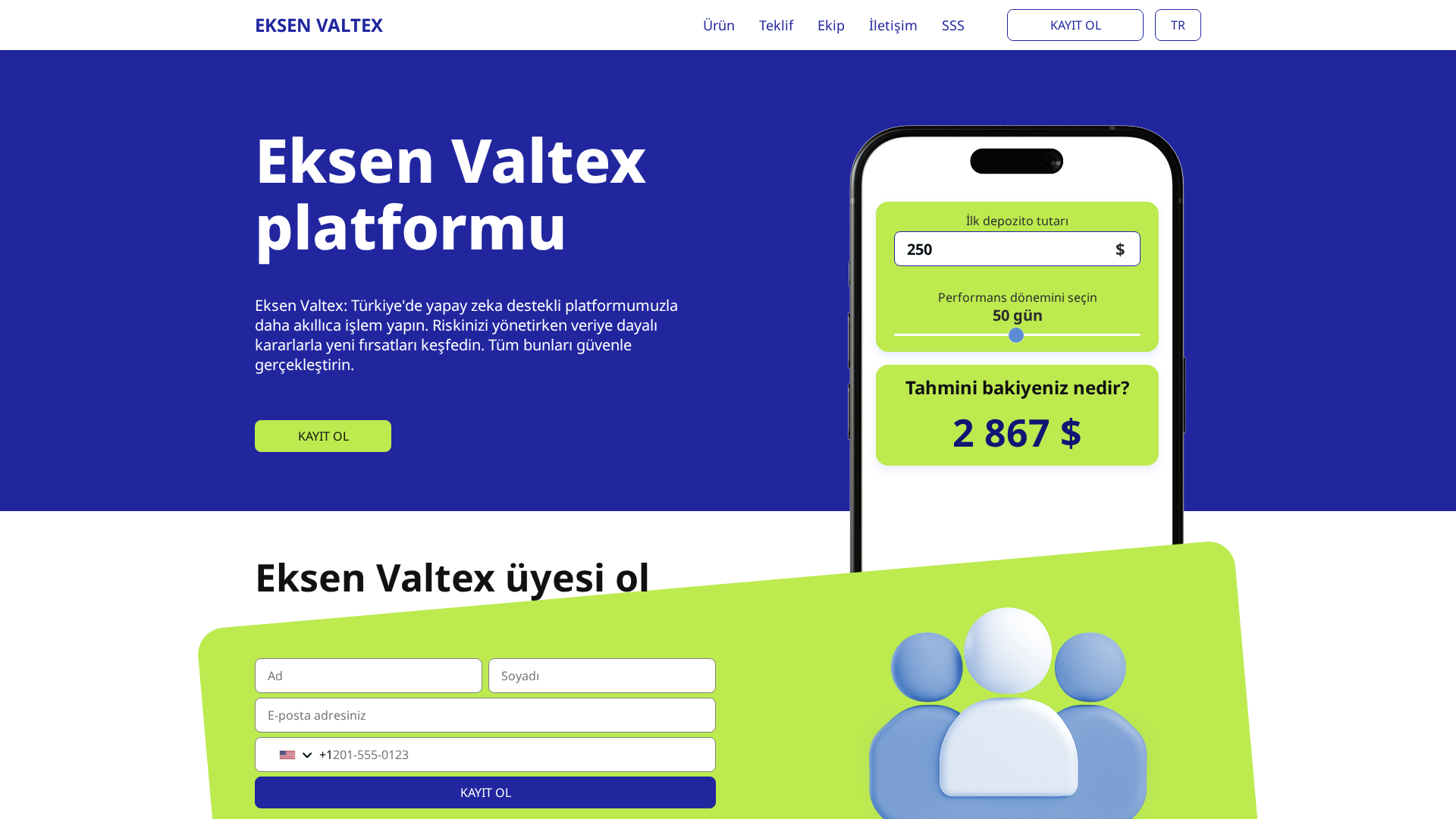 Screenshot of eksen-valtex.com