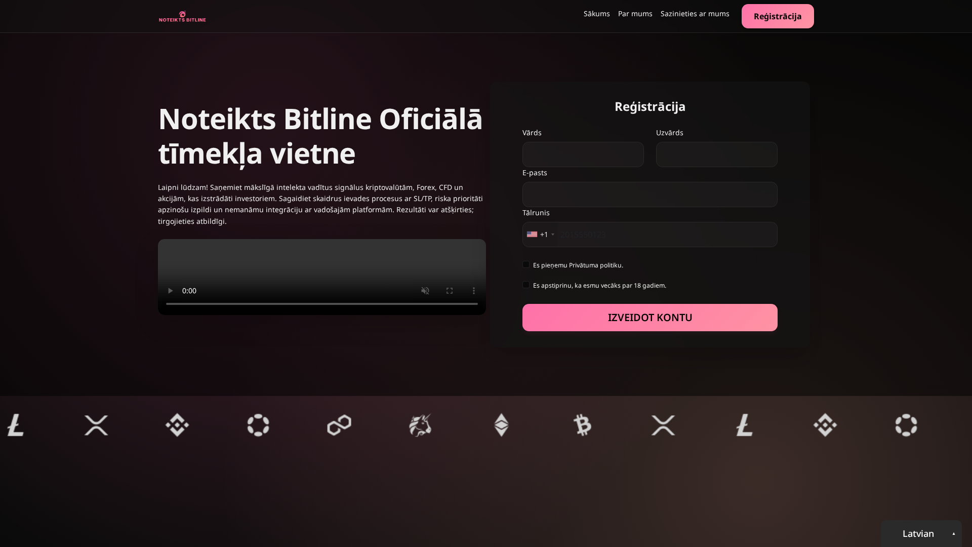 Screenshot of noteiktsbitline.org