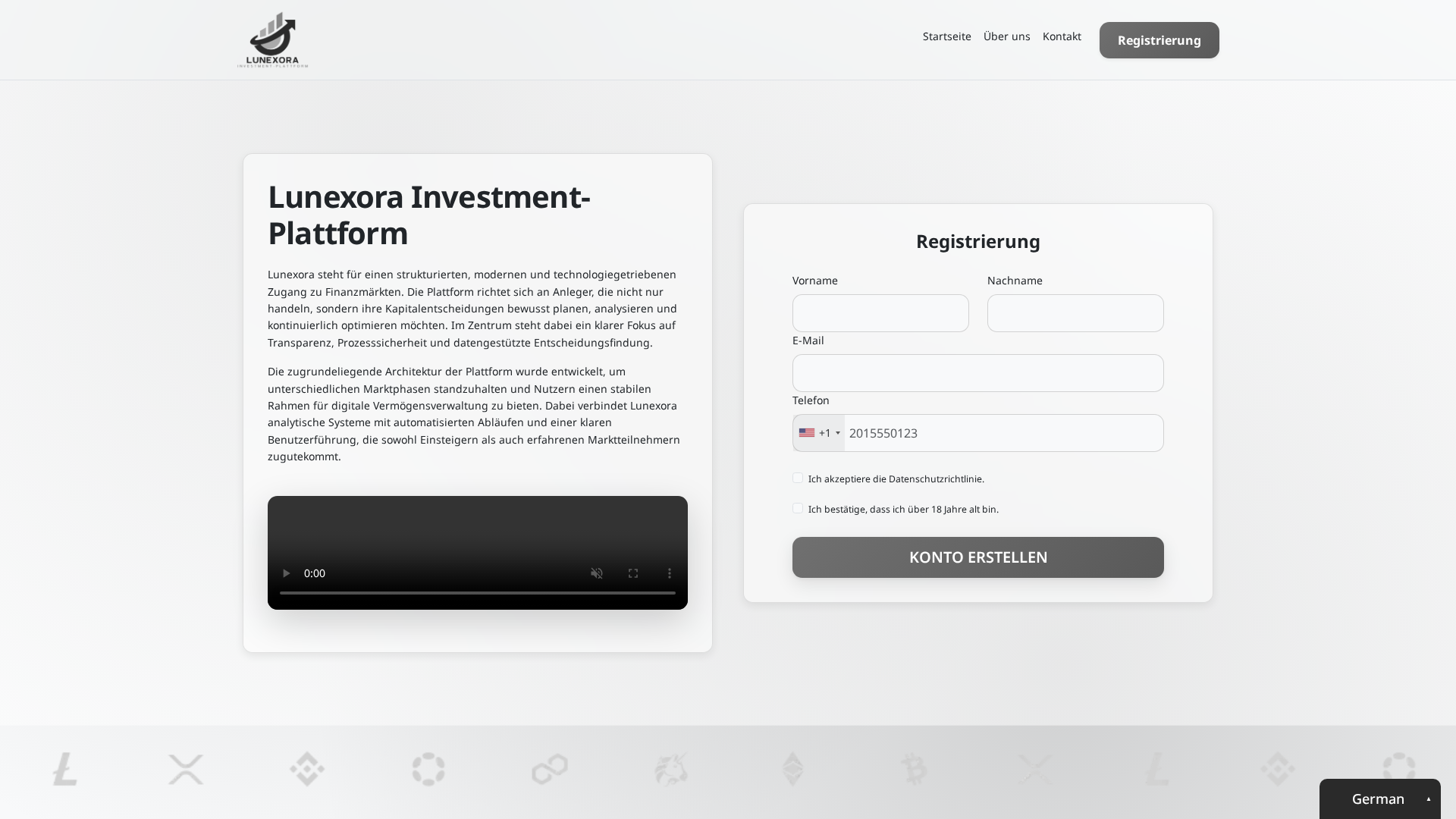 Screenshot of lunexora-investment.org