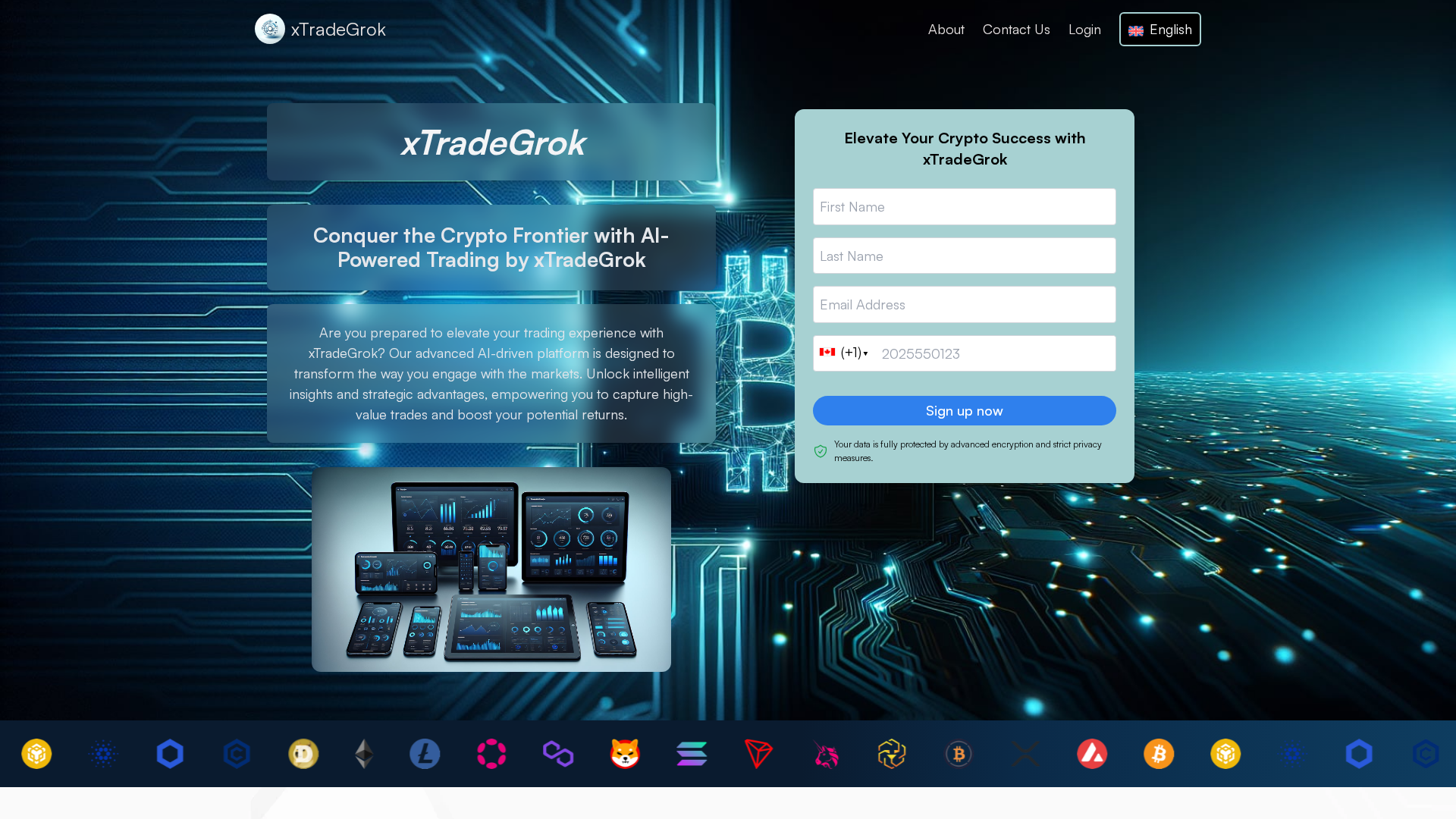 Screenshot of xtradegrok.vip