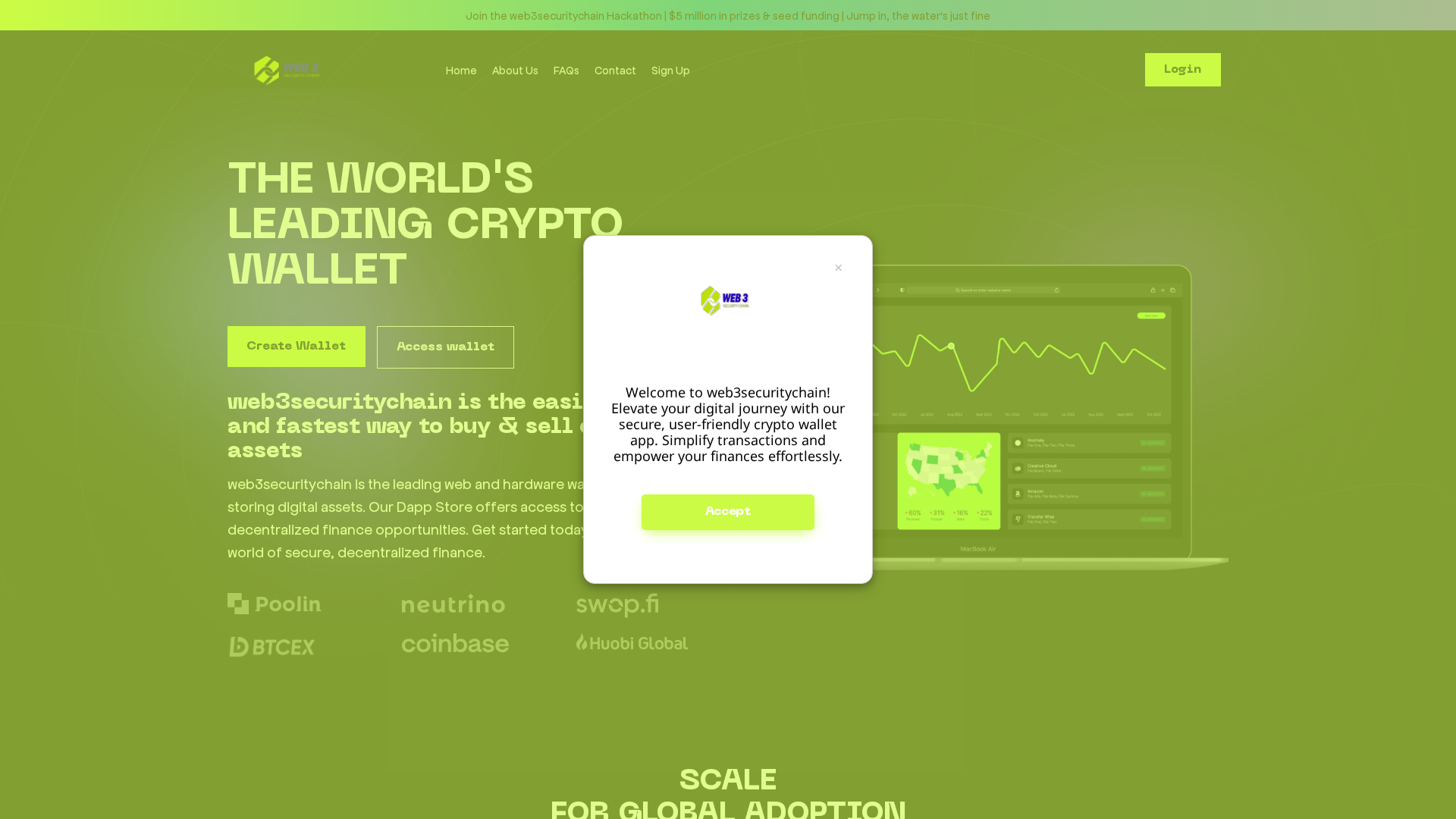 Screenshot of web3securitychain.com