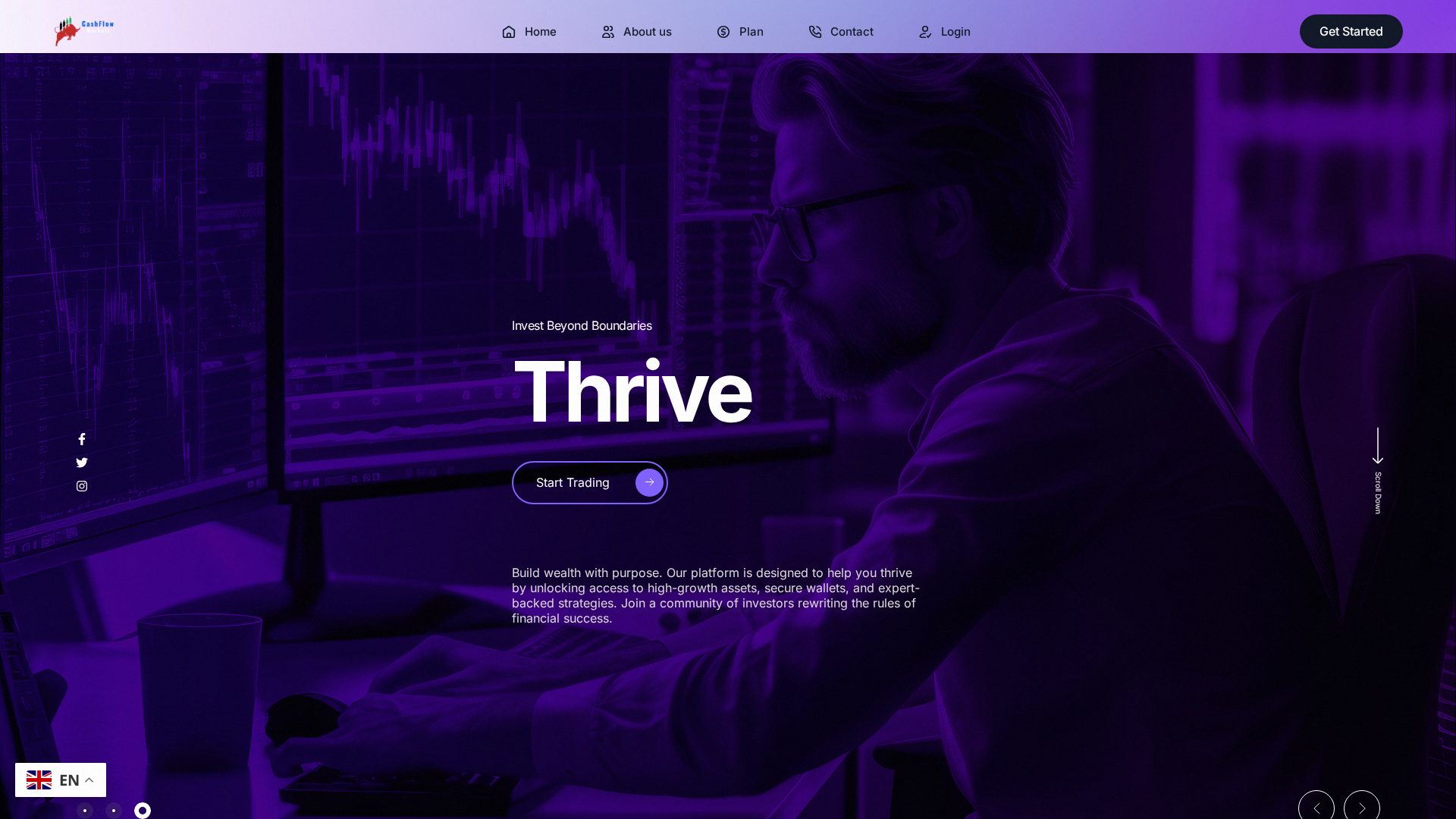 Screenshot of cashflowmarkets.co