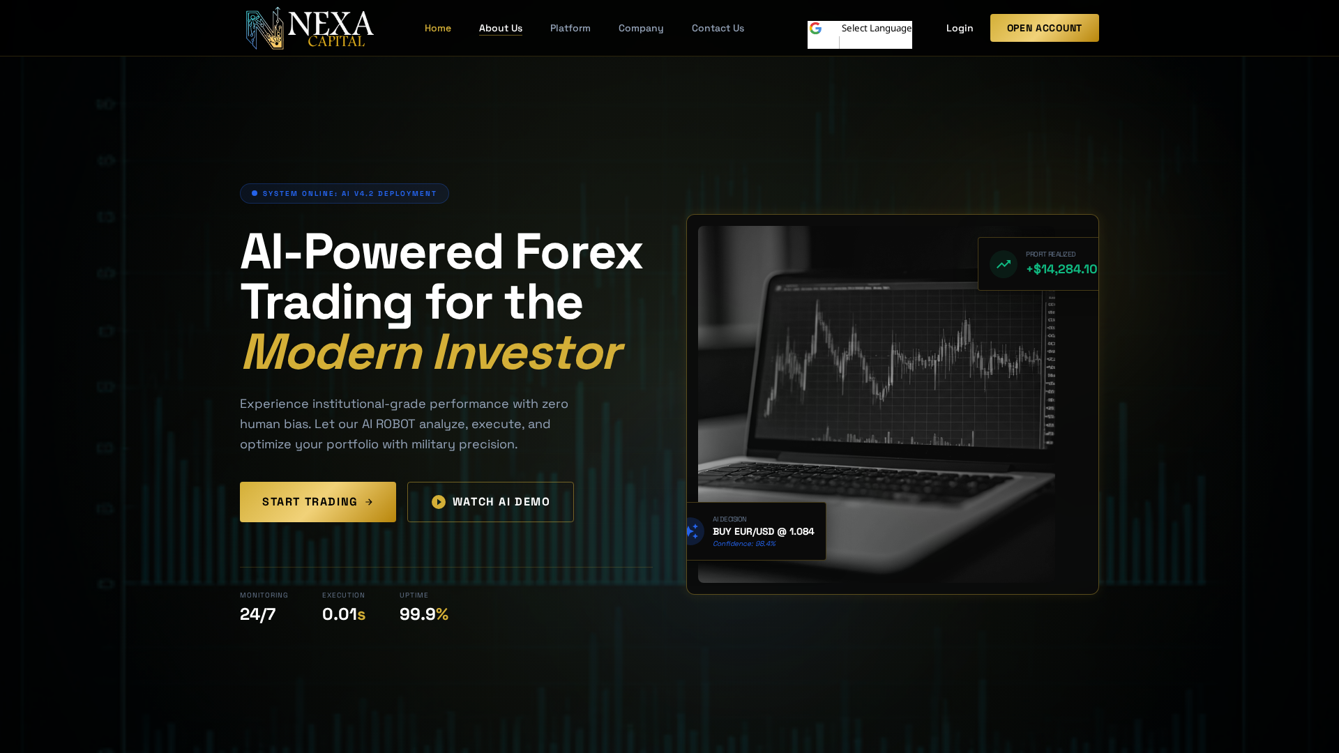 Screenshot of nexacapital.pro