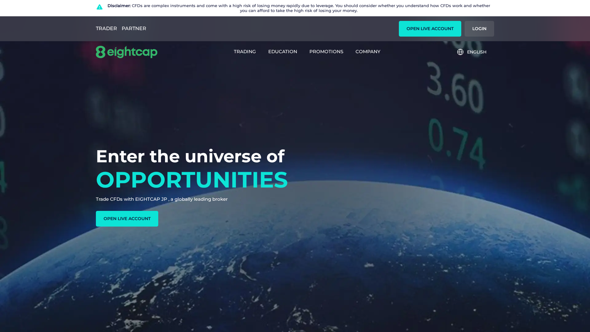 Screenshot of eightcap-jp.com