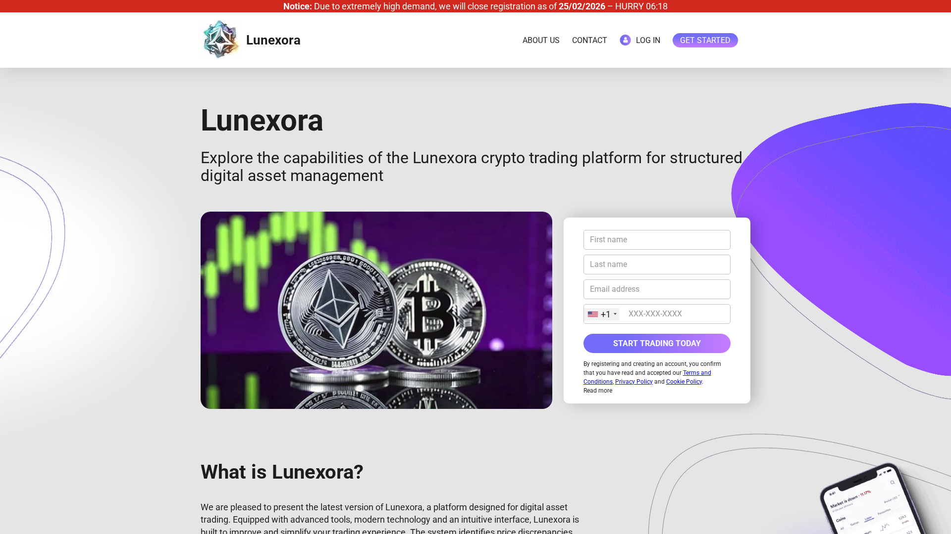 Screenshot of lunexora-group.net