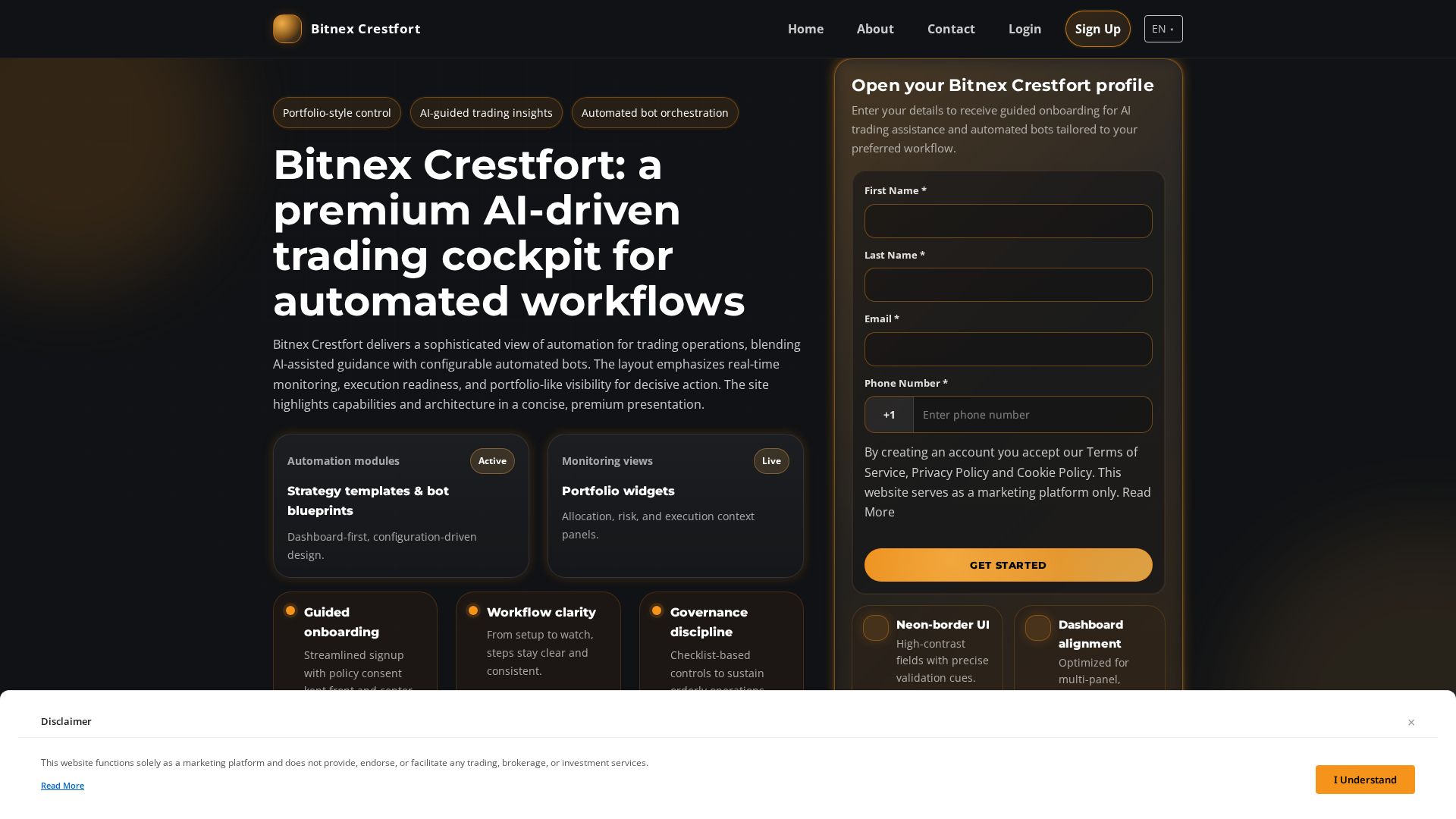 Screenshot of bitnex-crestfort.site